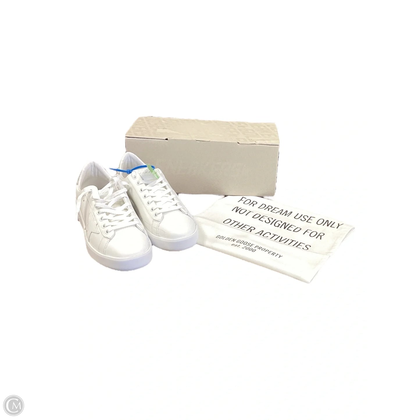 Shoes Luxury Designer By Golden Goose In White, Size: 10