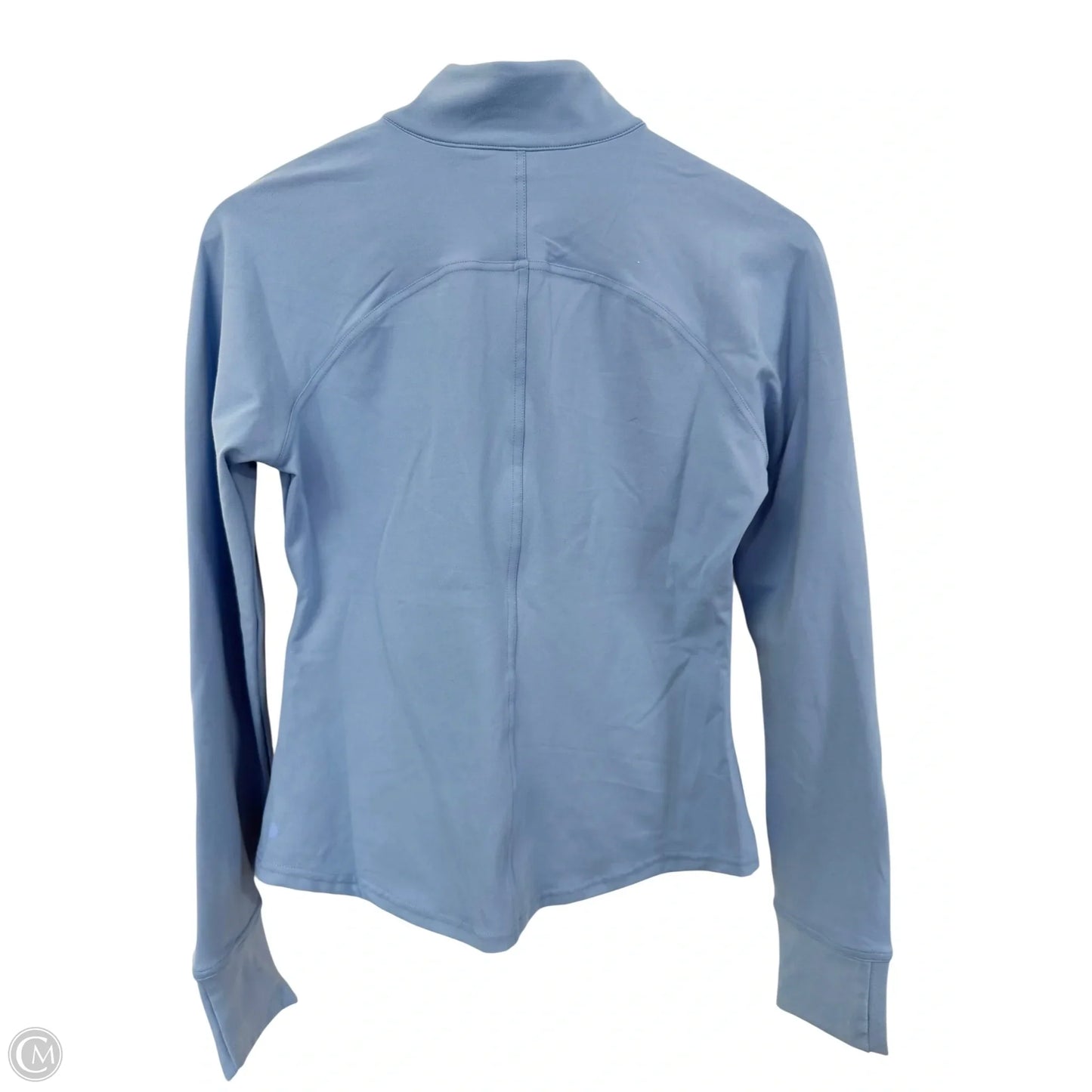 Athletic Jacket By Yogalicious In Blue, Size: M