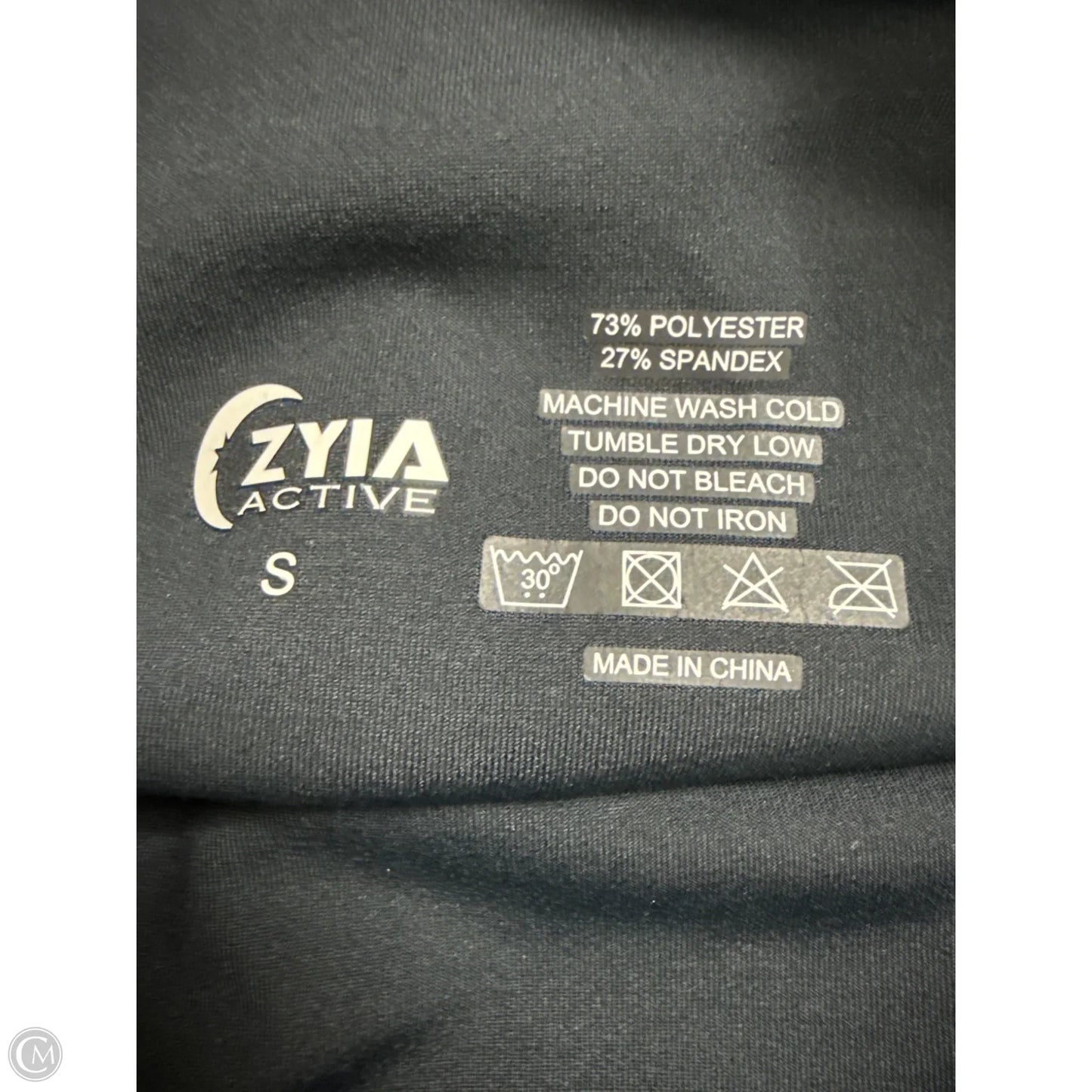 Athletic Leggings By Zyia In Black, Size: S