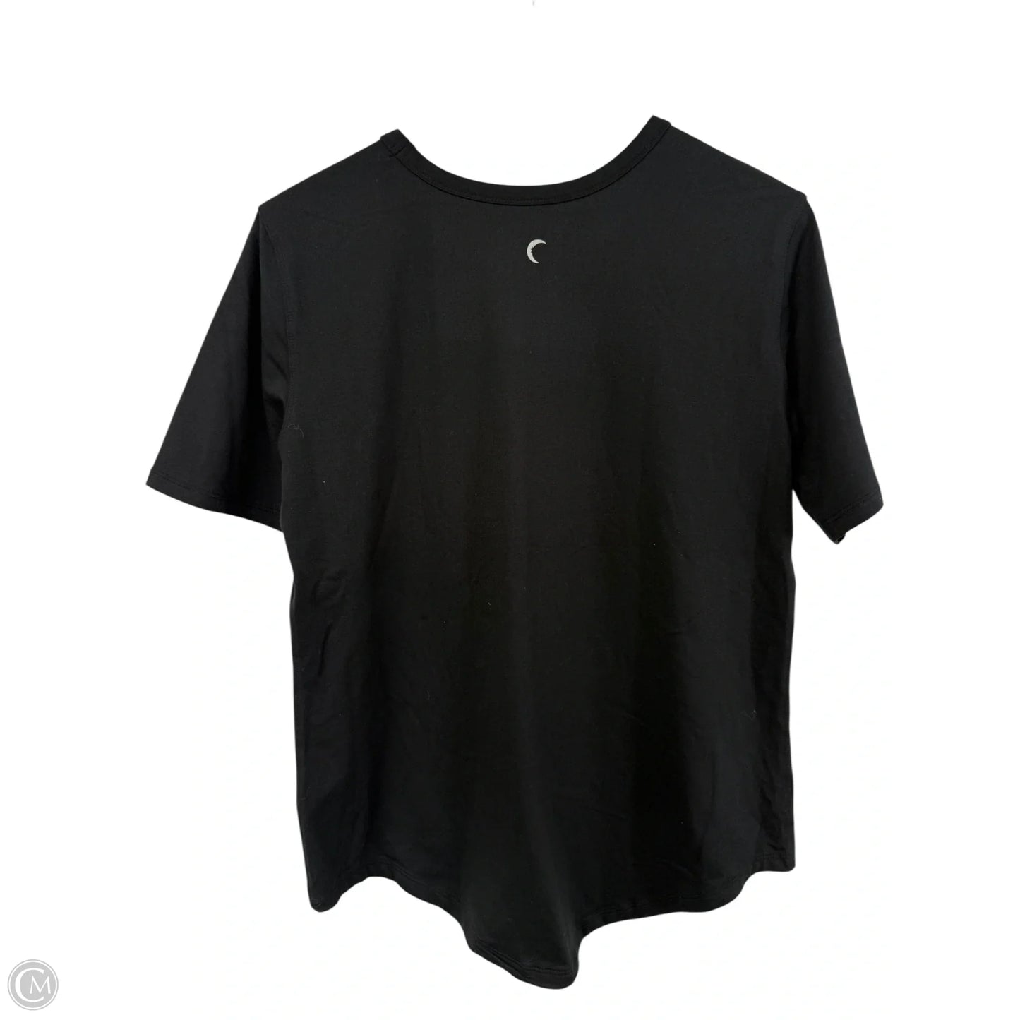 Athletic Top Short Sleeve By Zyia In Black, Size: L
