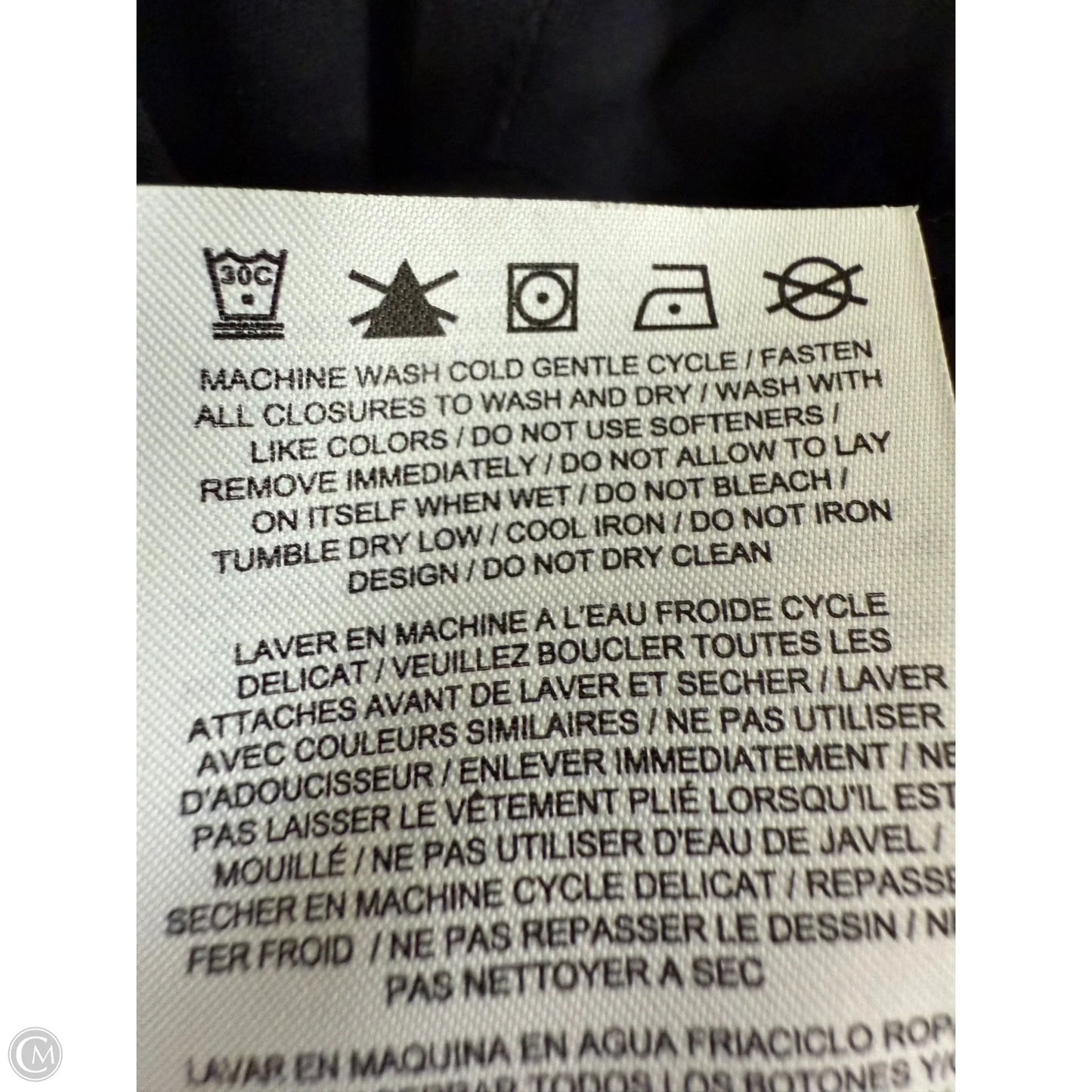 Athletic Jacket By Nike Apparel In Black, Size: M