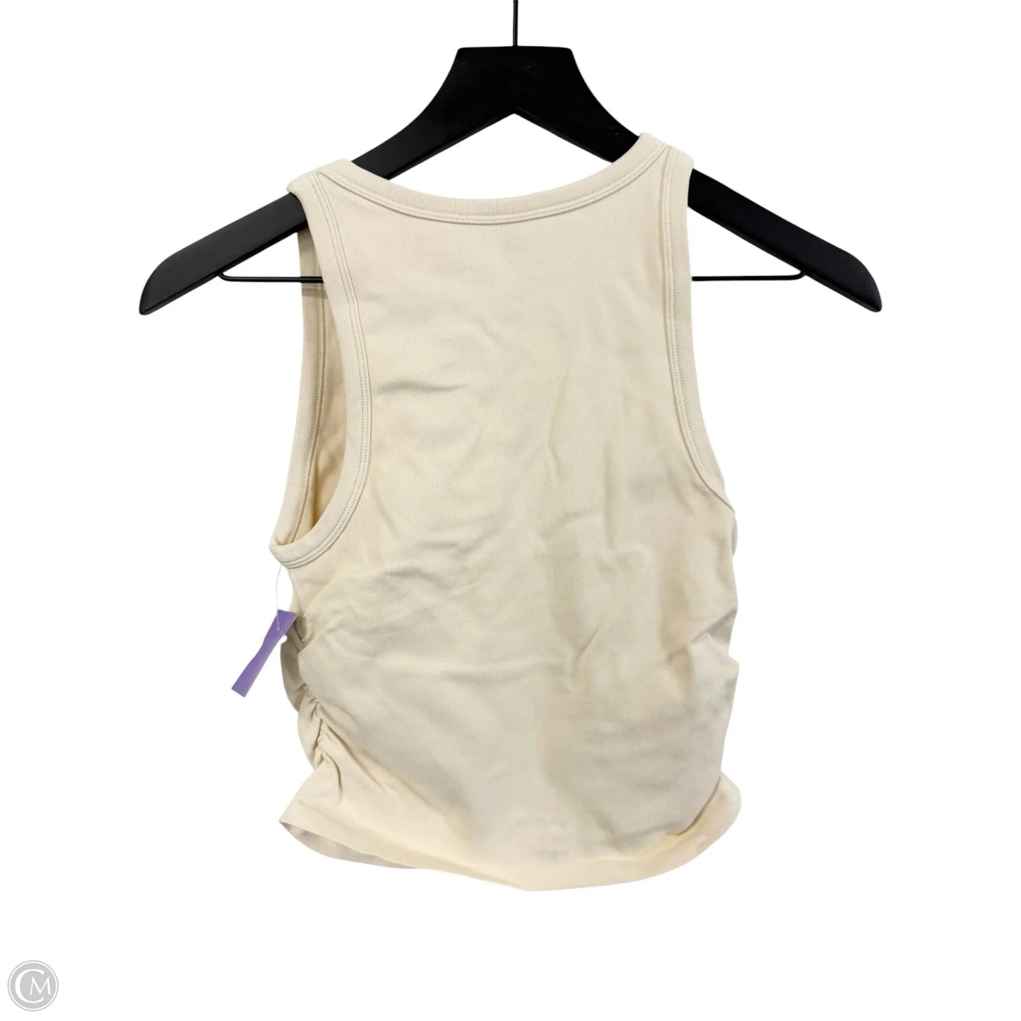 Athletic Tank Top By Clothes Mentor In Cream, Size: S