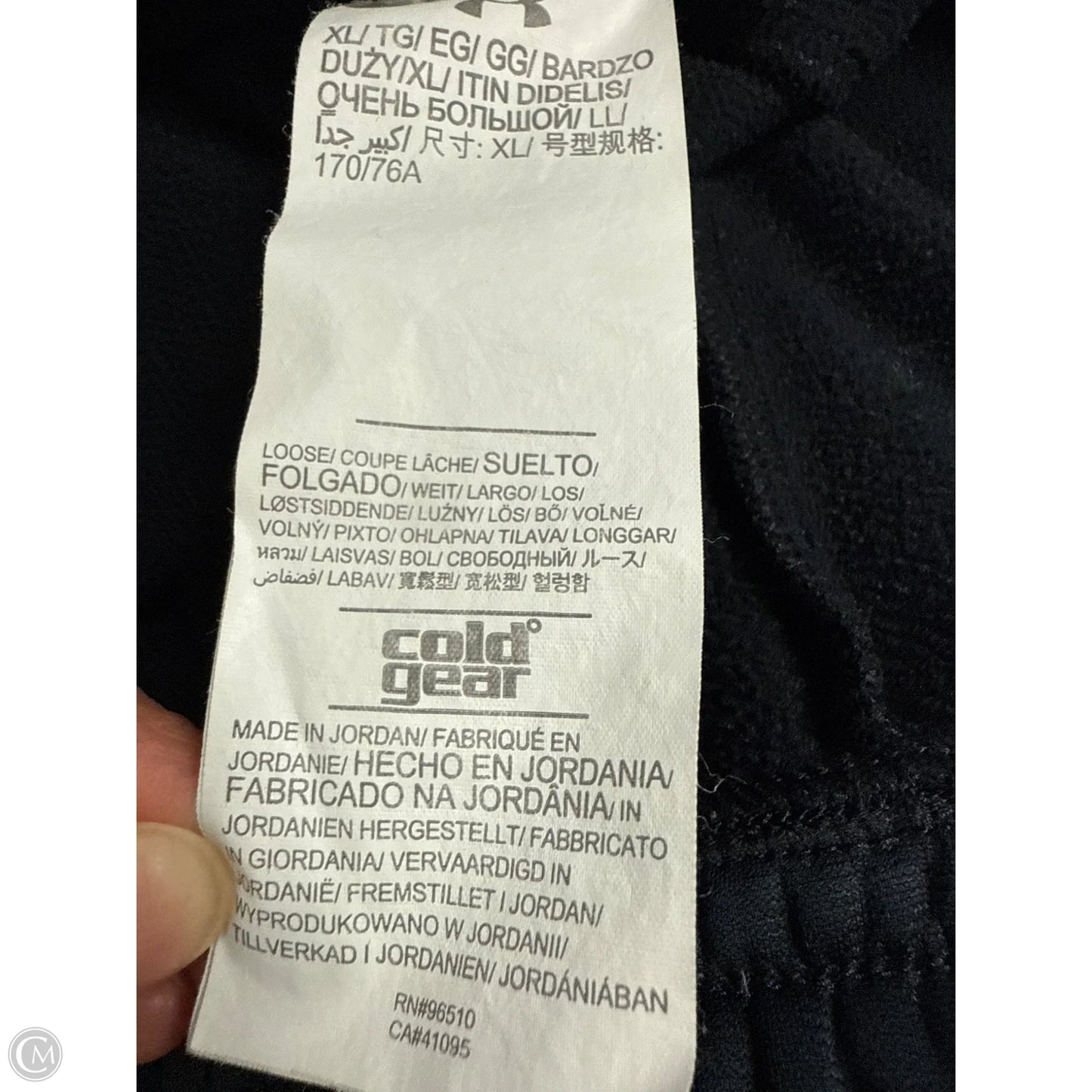 Athletic Pants By Under Armour In Black, Size: Xl