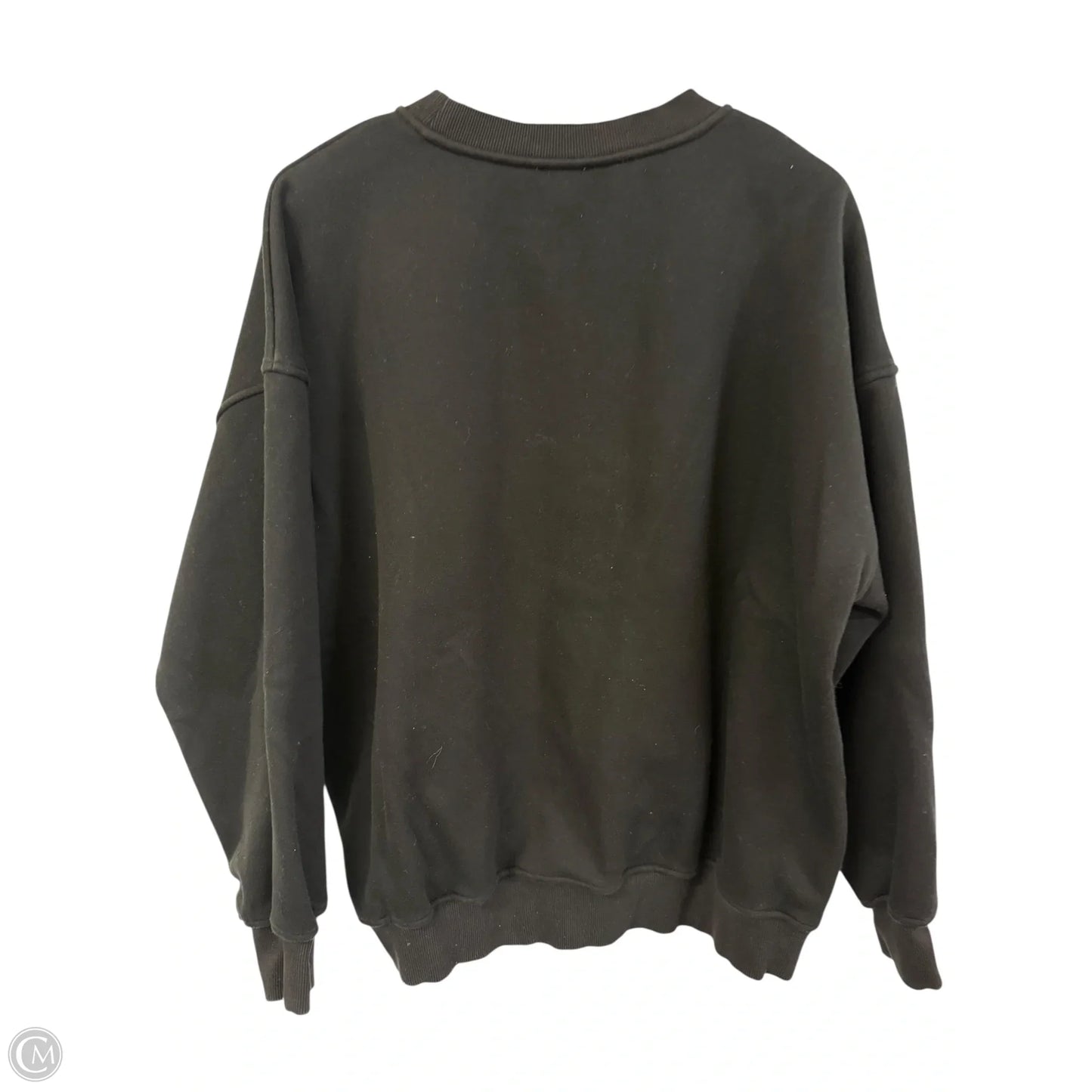 Sweatshirt Crewneck By Le Lis In Black, Size: M