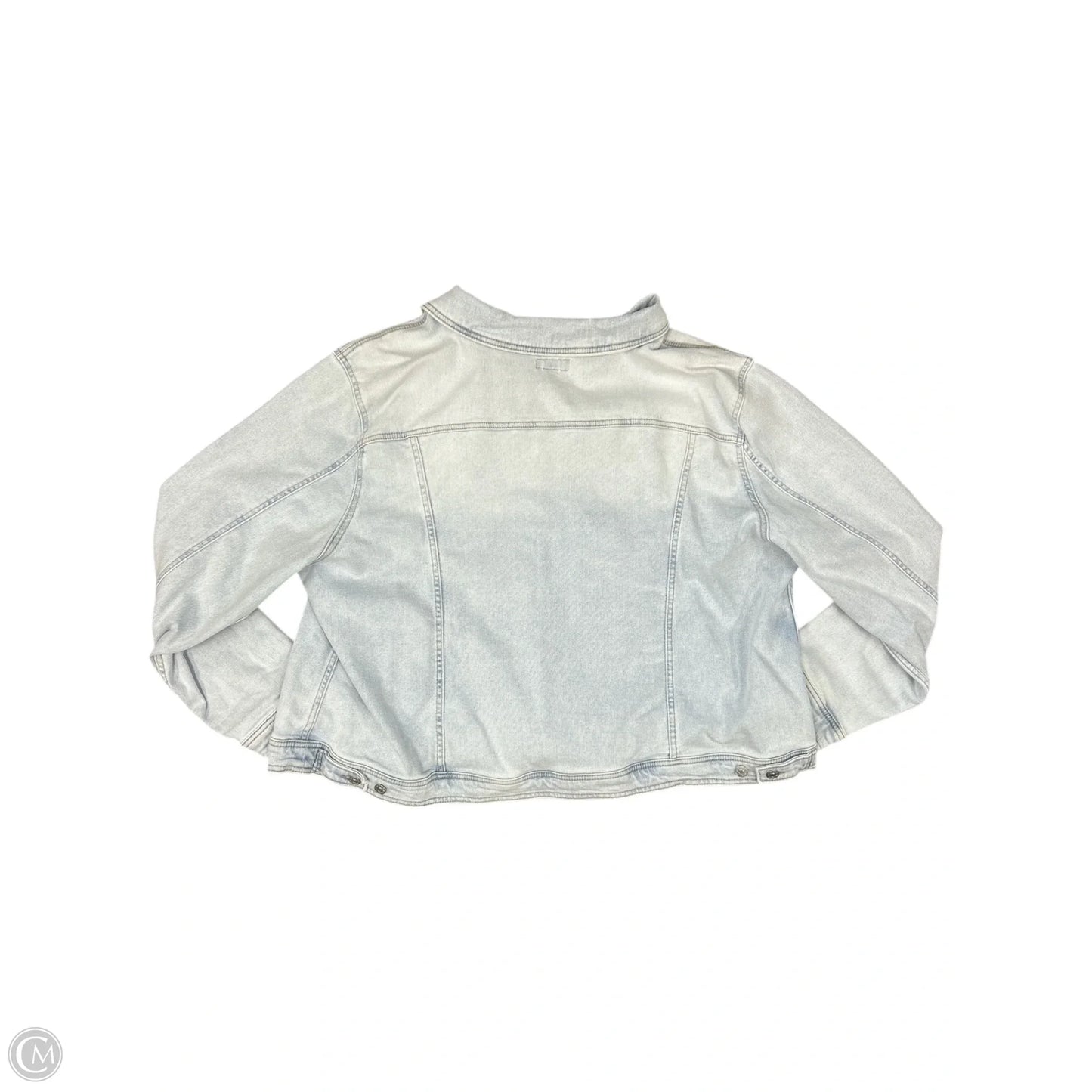 Jacket Denim By Ava & Viv In Blue Denim, Size: 4x
