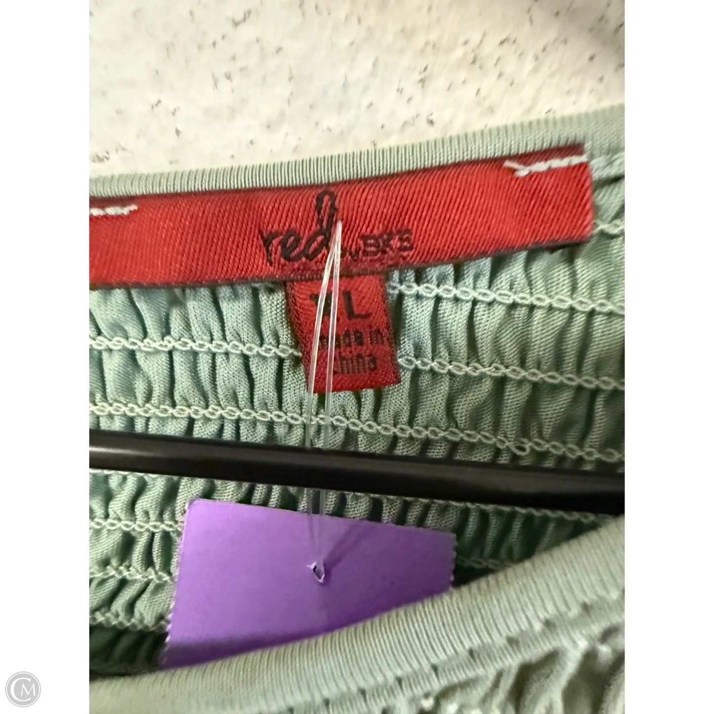 Top Long Sleeve By Bke In Green, Size: Xl
