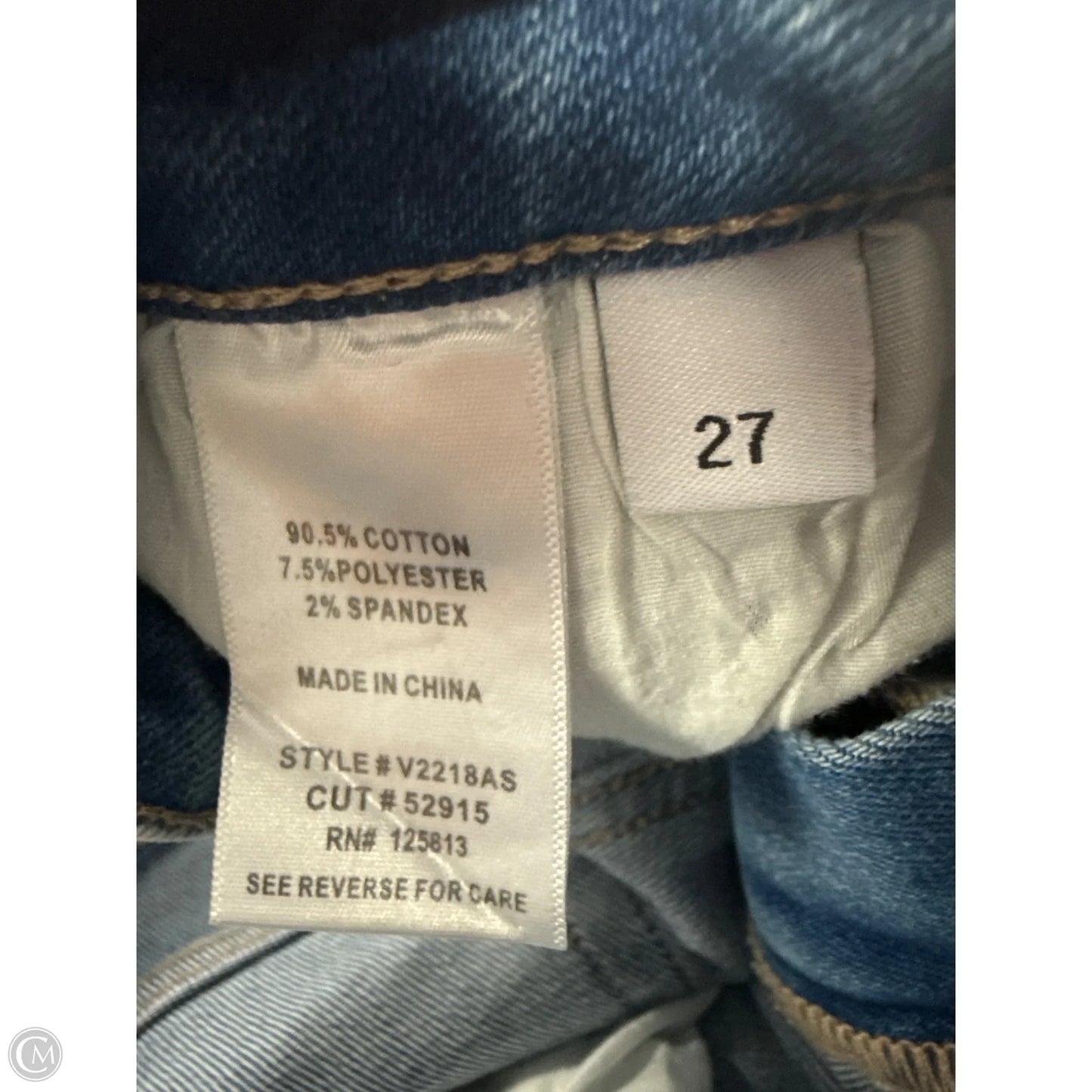 Jeans Straight By Altard State In Blue Denim, Size: 4