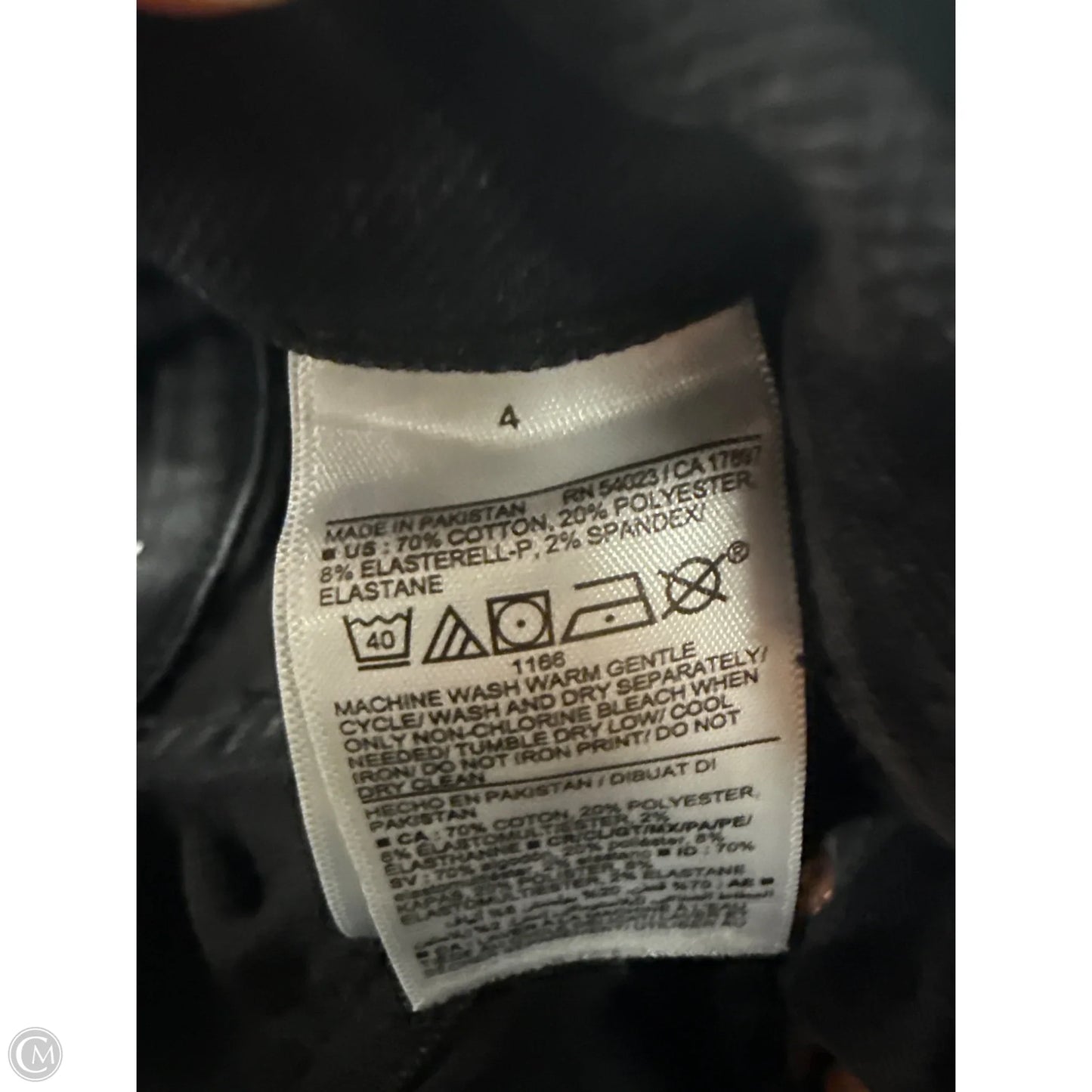 Jeans Skinny By Old Navy In Black Denim, Size: 4