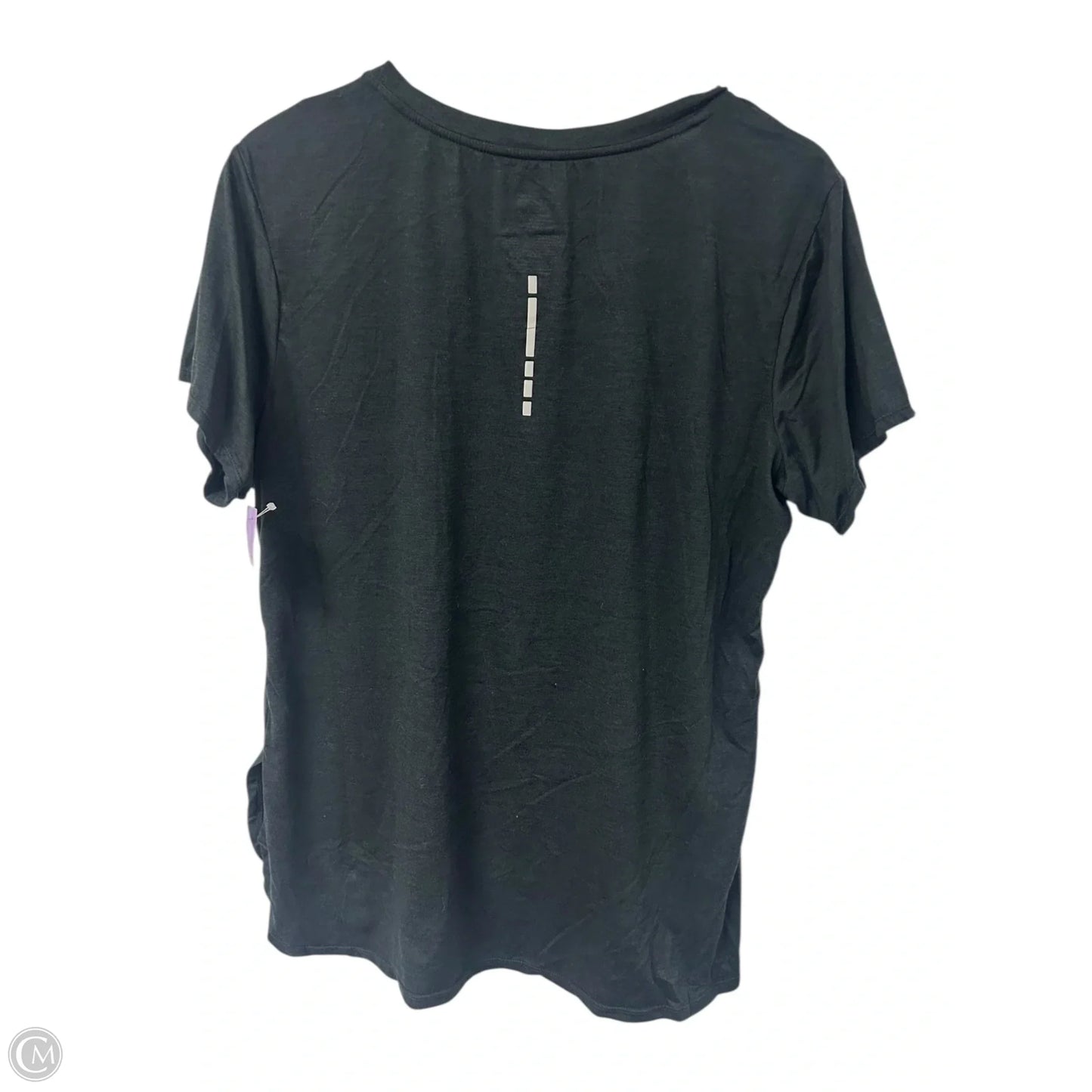 Athletic Top Short Sleeve By Avia In Black, Size: Xl