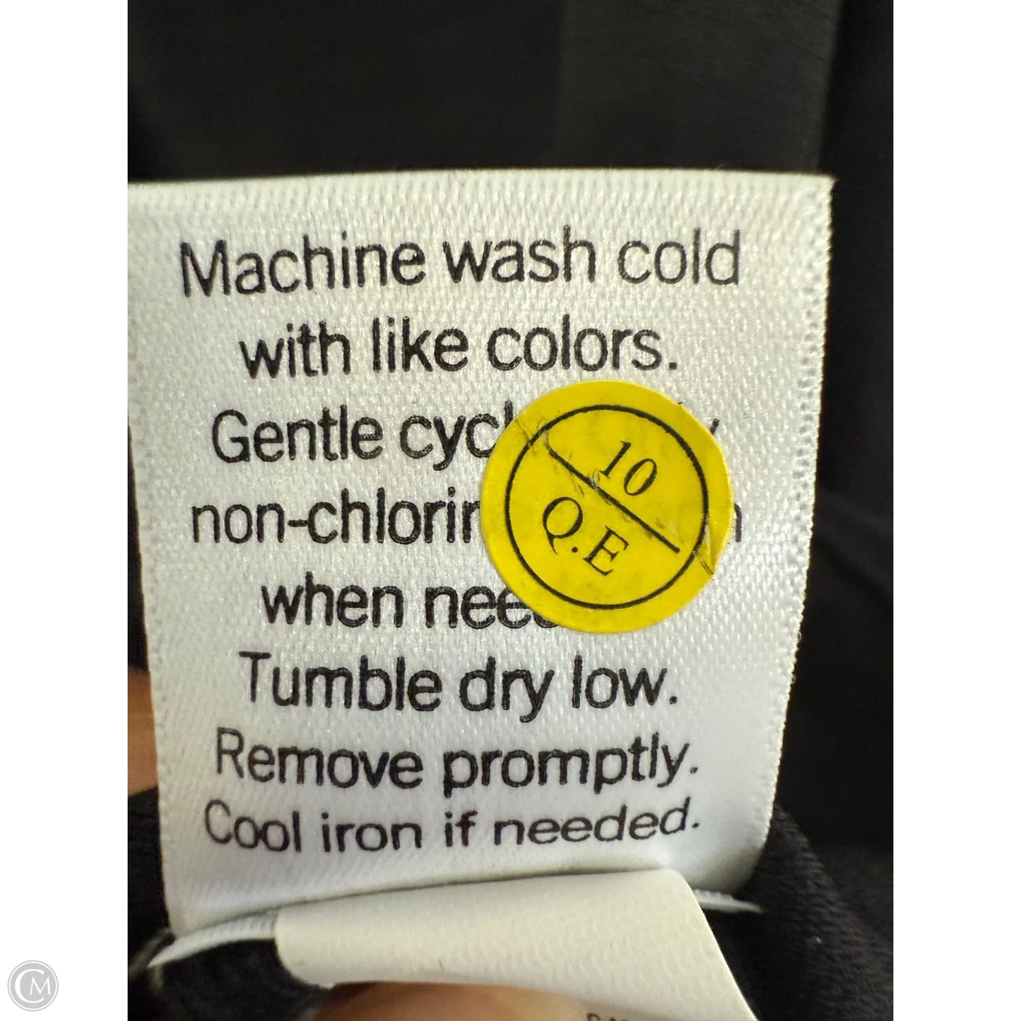 Blouse Long Sleeve By Nine West Apparel In Black, Size: Xl