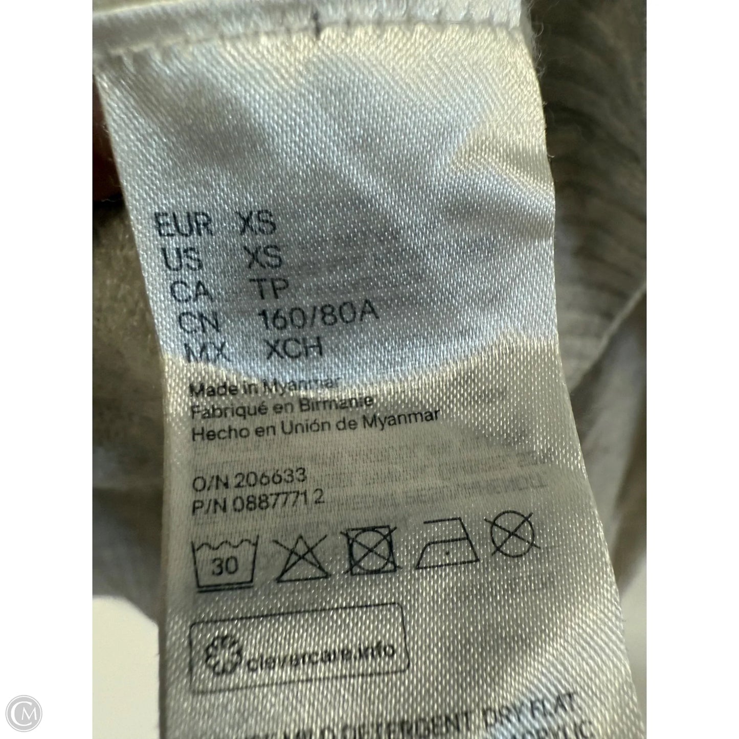 Sweater By H&m In Grey, Size: Xs