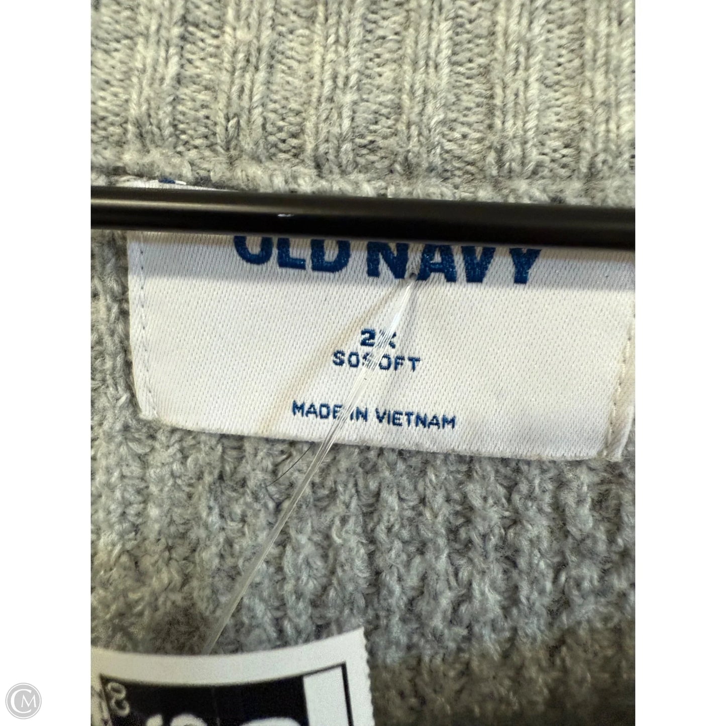 Sweater By Old Navy In Grey, Size: 2x