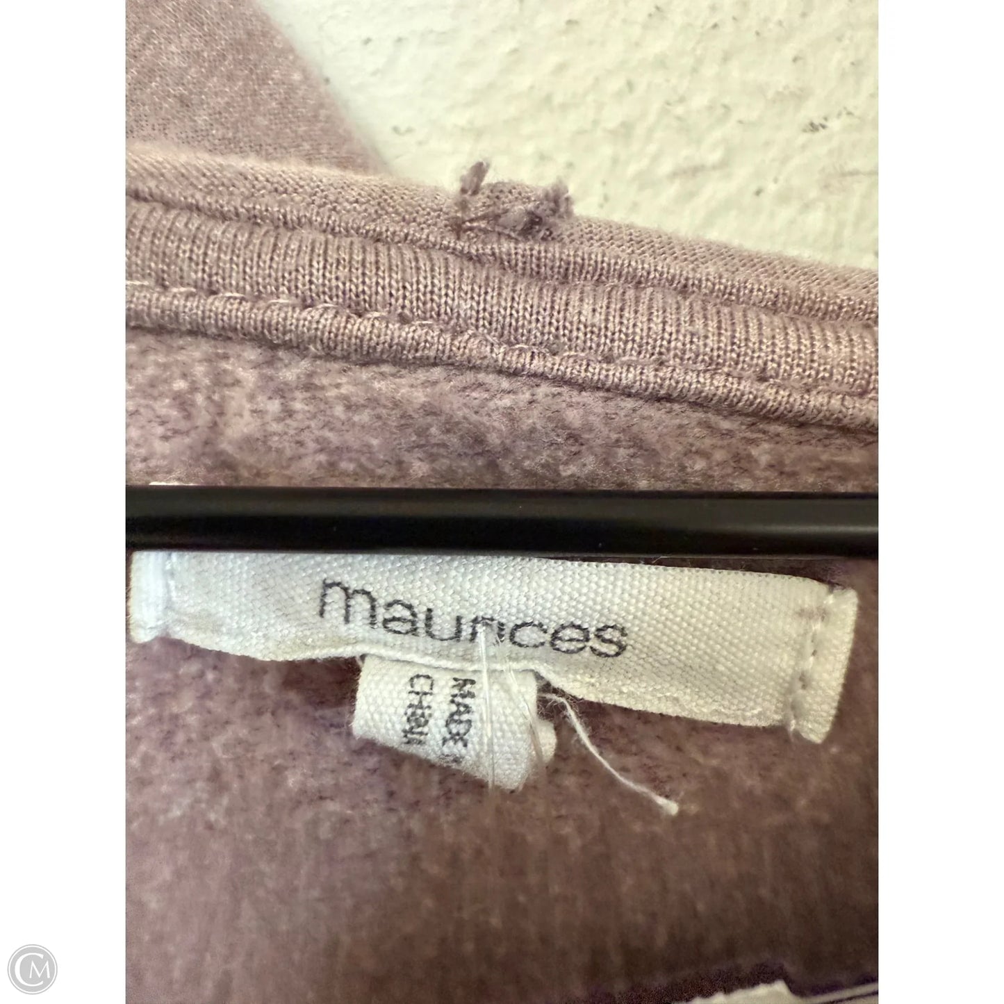 Sweatshirt Hoodie By Maurices In Purple, Size: Xl
