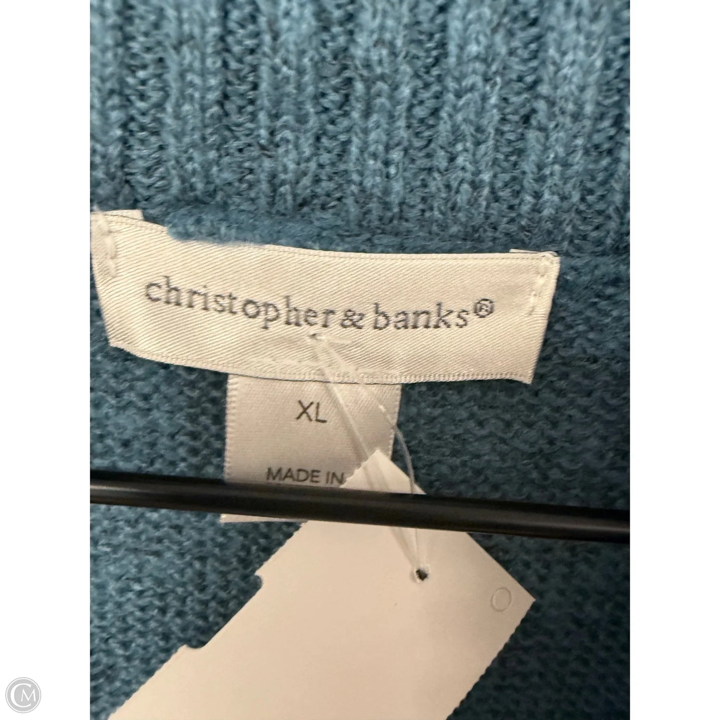 Sweater By Christopher And Banks In Blue, Size: Xl