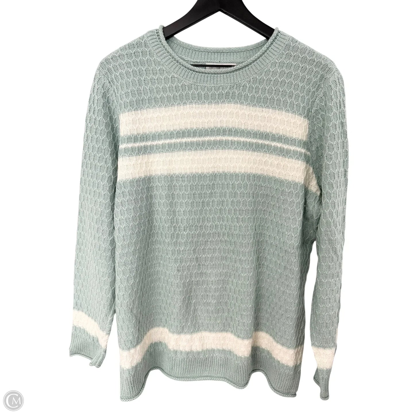 Sweater By Christopher And Banks In Blue & White, Size: Xl