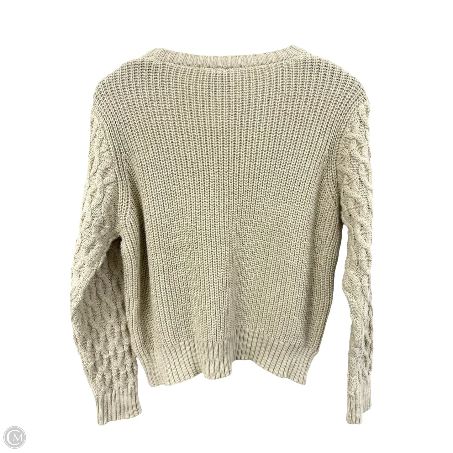 Sweater By Clothes Mentor In Beige, Size: M