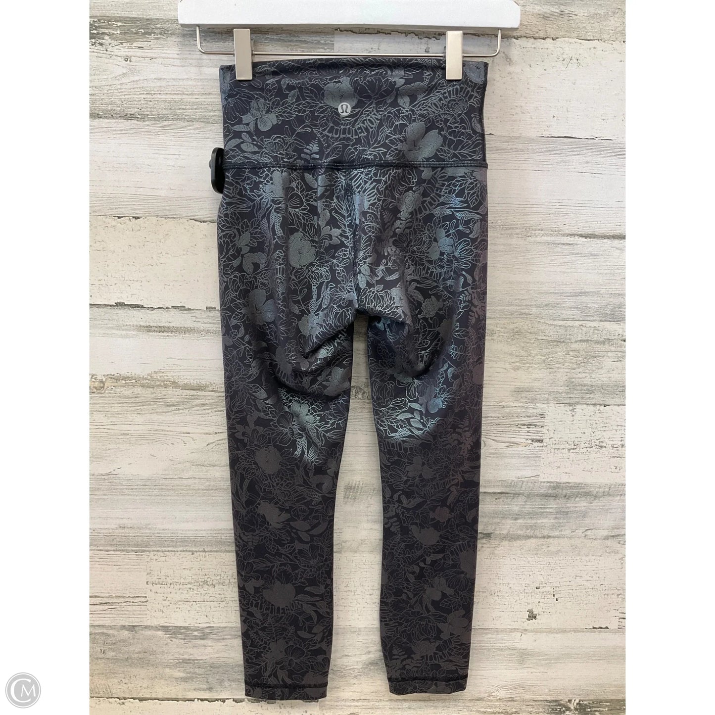 Athletic Leggings By Lululemon In Grey, Size: S