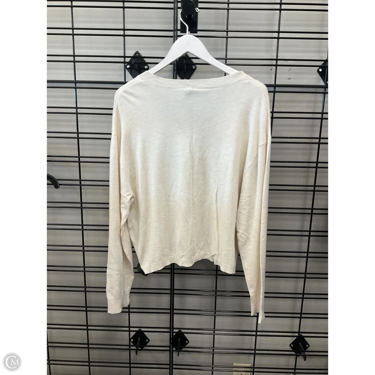 Sweater By Divided In Cream, Size: L
