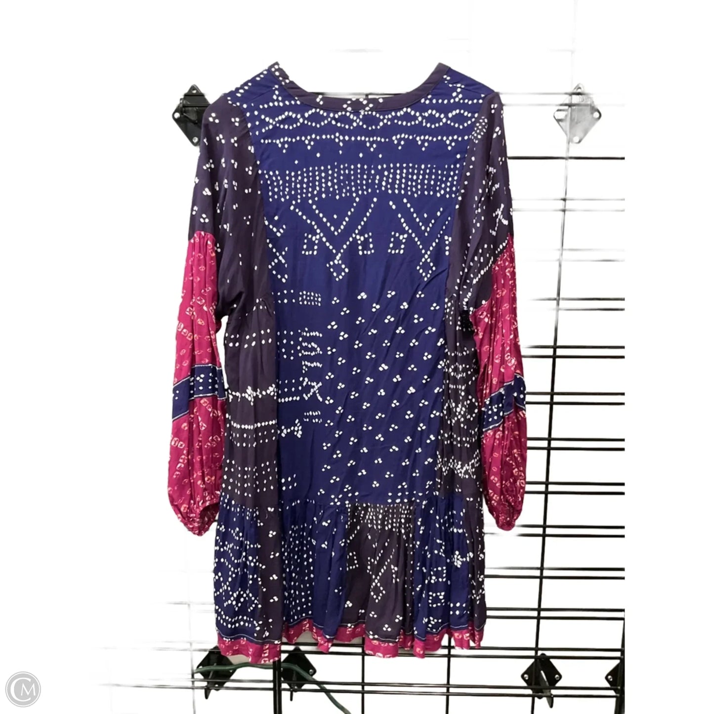 Tunic Long Sleeve By Free People In Blue, Size: M