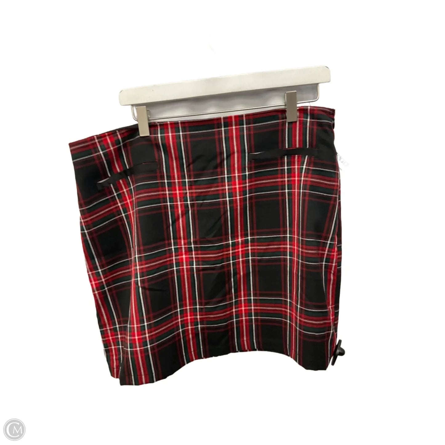 Skirt Mini & Short By Francesca's In Plaid Pattern, Size: 14