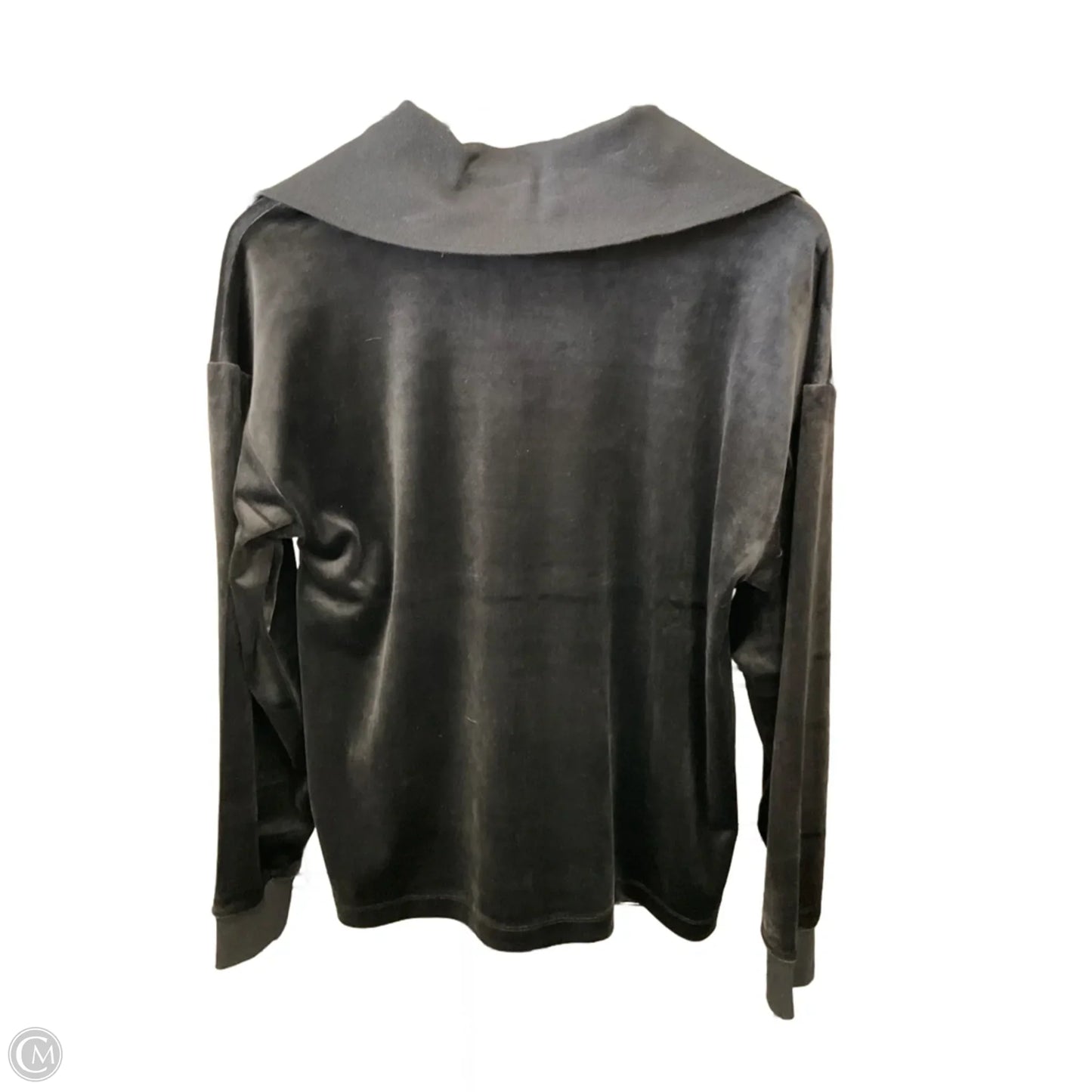 Sweatshirt Collar By Loft In Black, Size: M