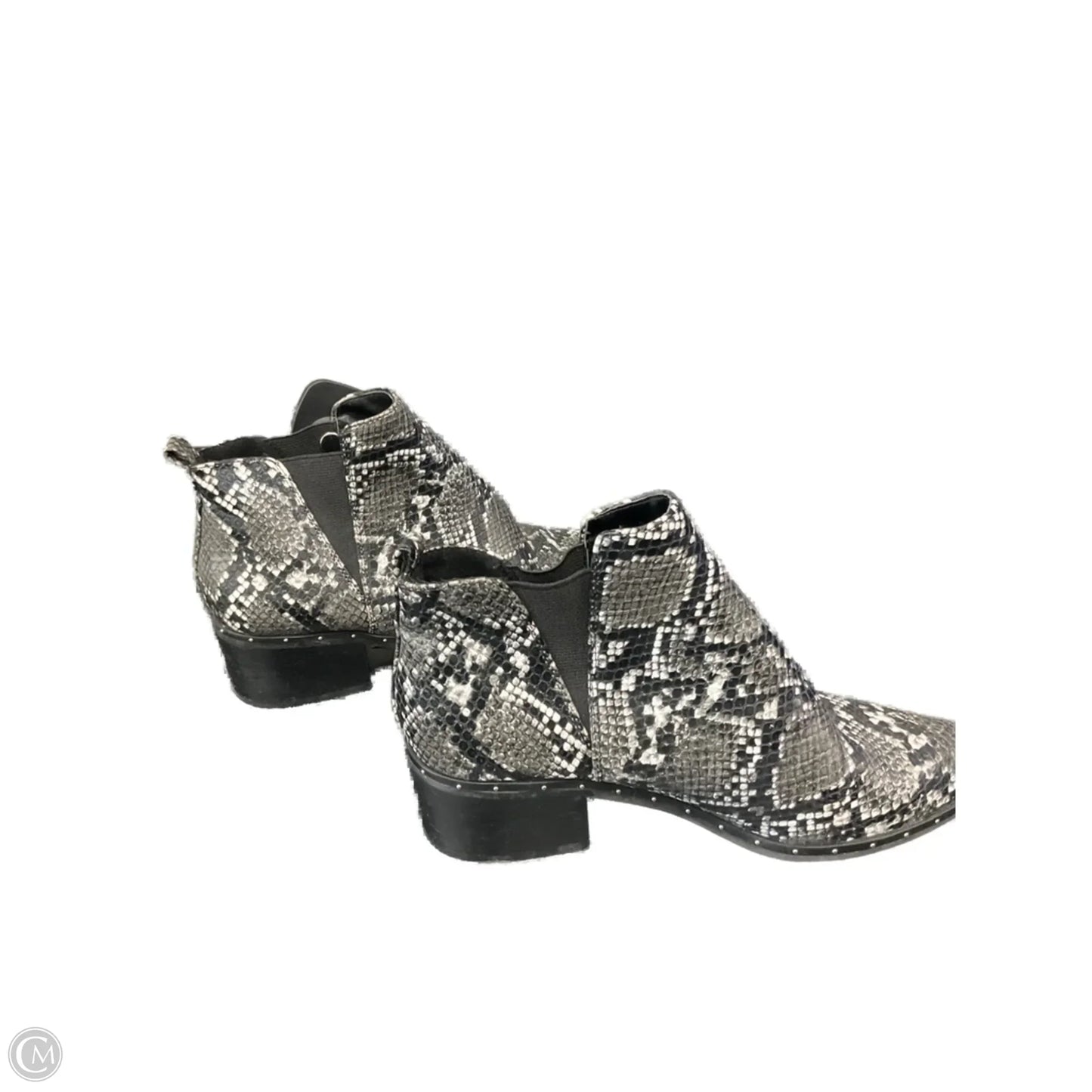 Boots Ankle Heels By Bar Iii In Snakeskin Print, Size: 6