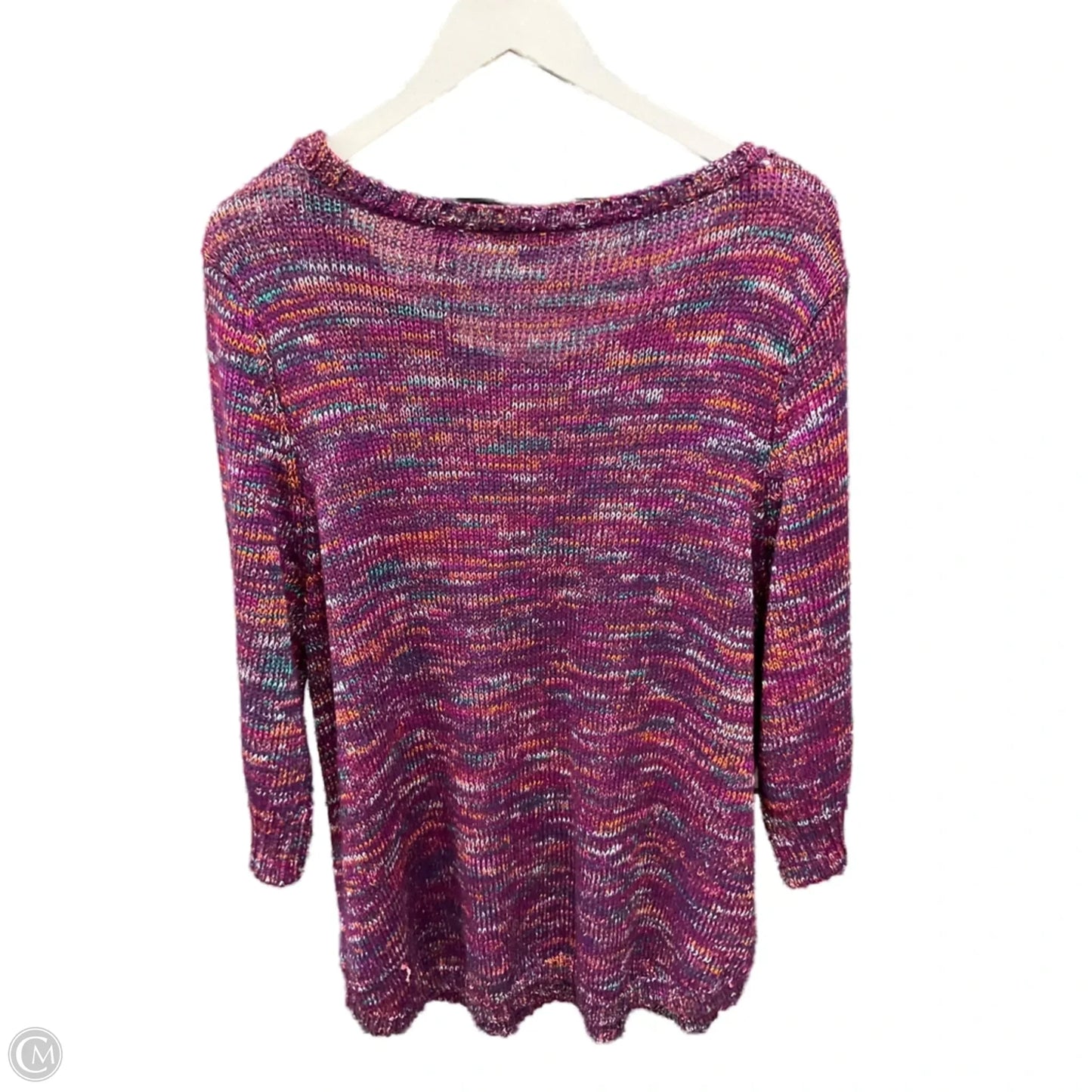 Sweater Short Sleeve By Studio Works In Purple, Size: 3x