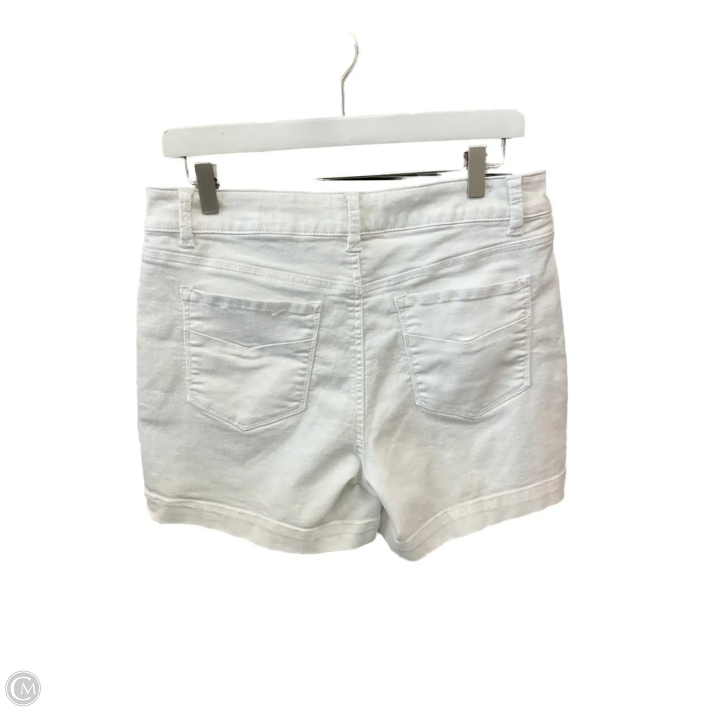 Shorts By D Jeans In White Denim, Size: 12