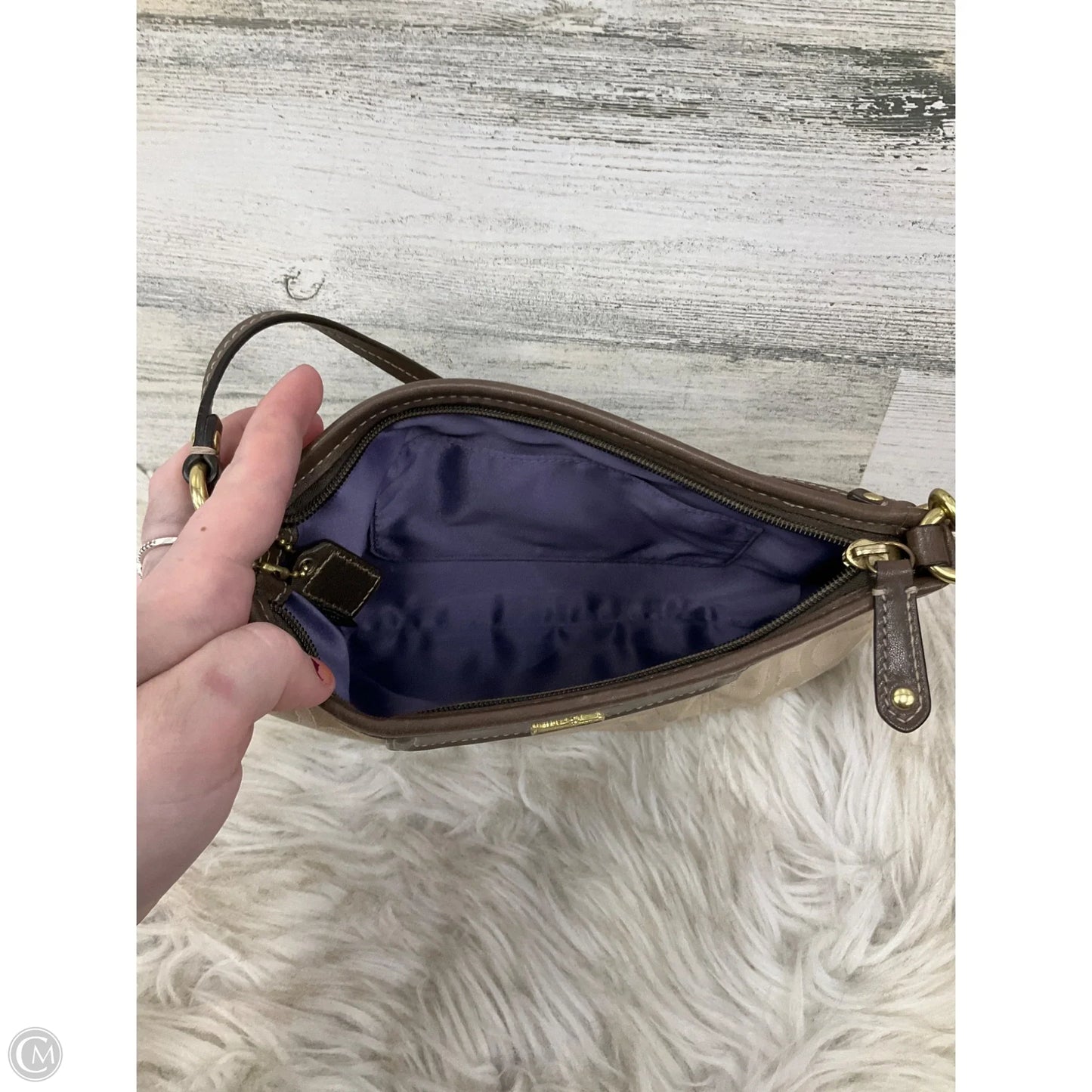 Handbag Designer By Coach, Size: Small