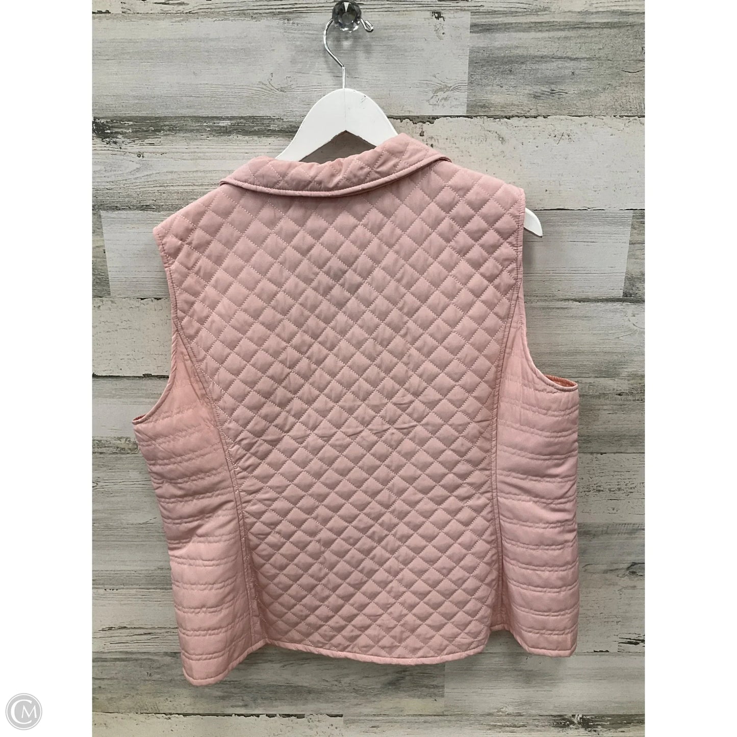 Vest Puffer & Quilted By Christopher And Banks In Pink, Size: Xl