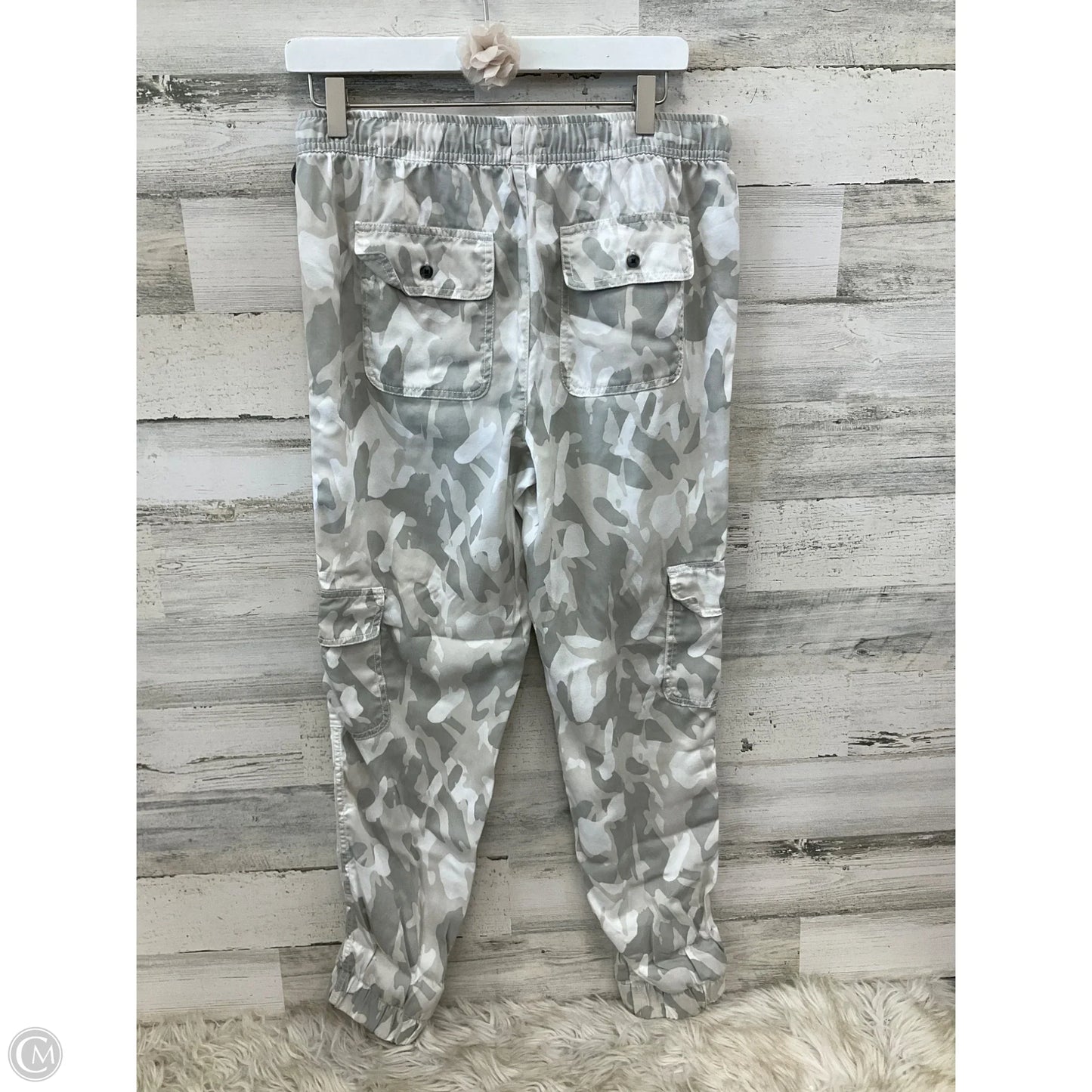 Pants Joggers By Nicole By Nicole Miller In Grey & White, Size: 8