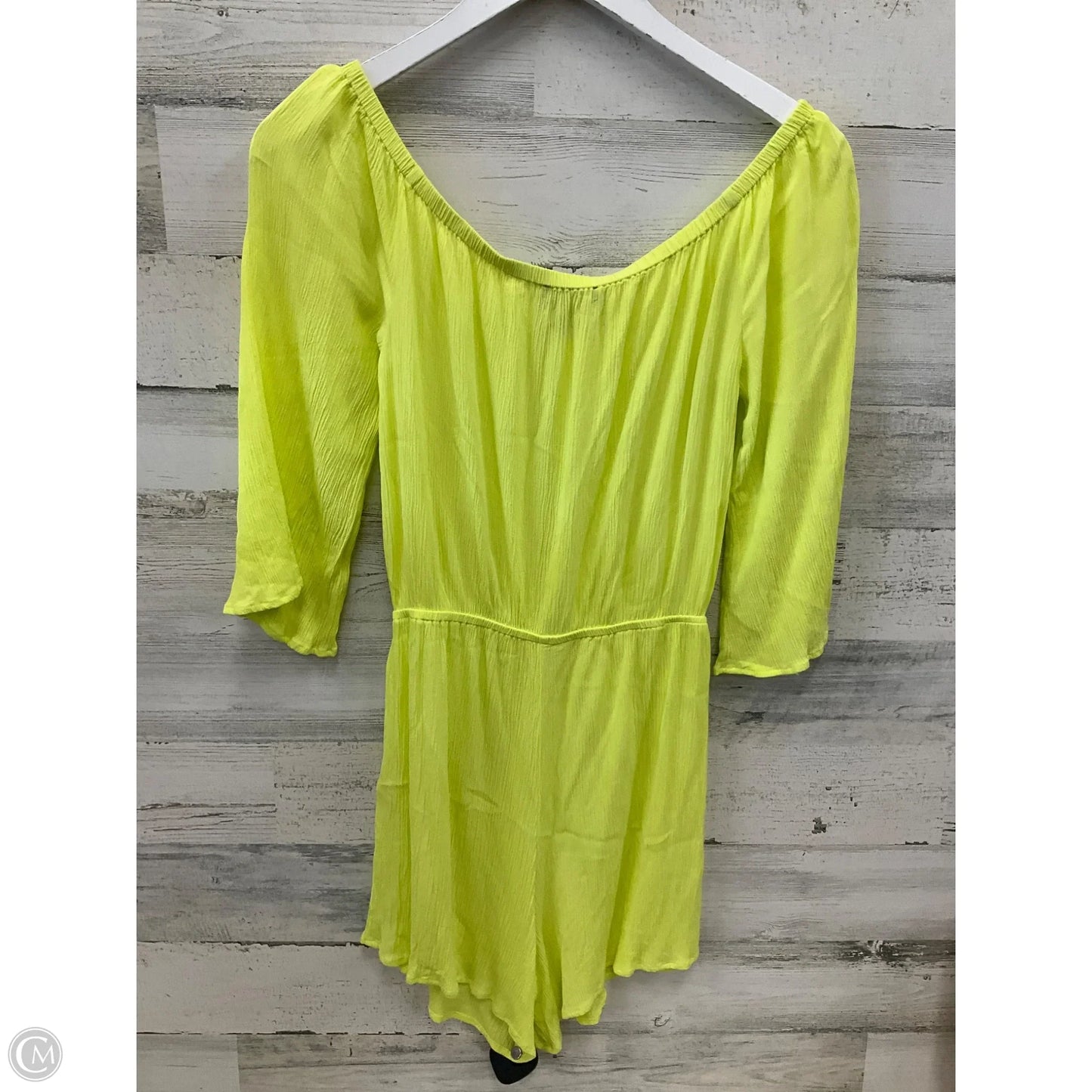 Romper By White House Black Market In Yellow, Size: Xs