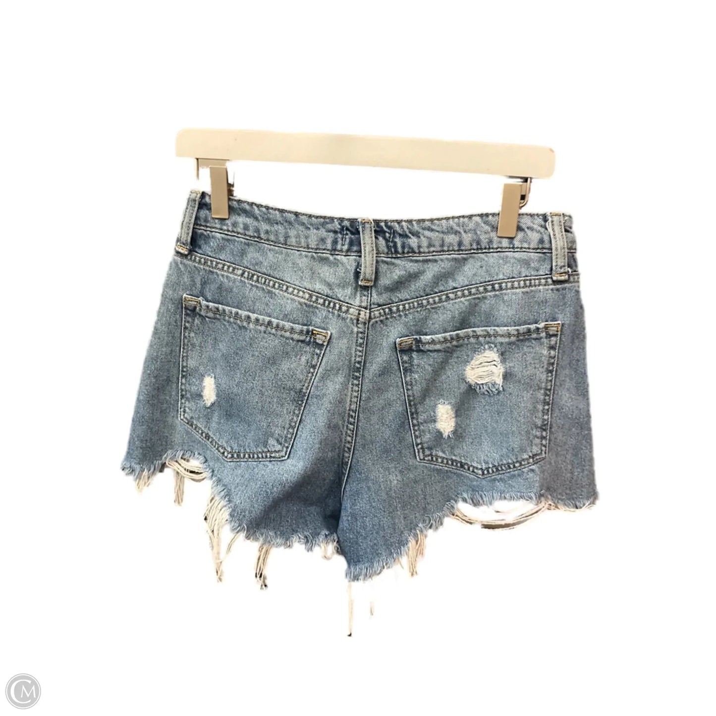 Shorts By Forever 21 In Blue Denim, Size: 4