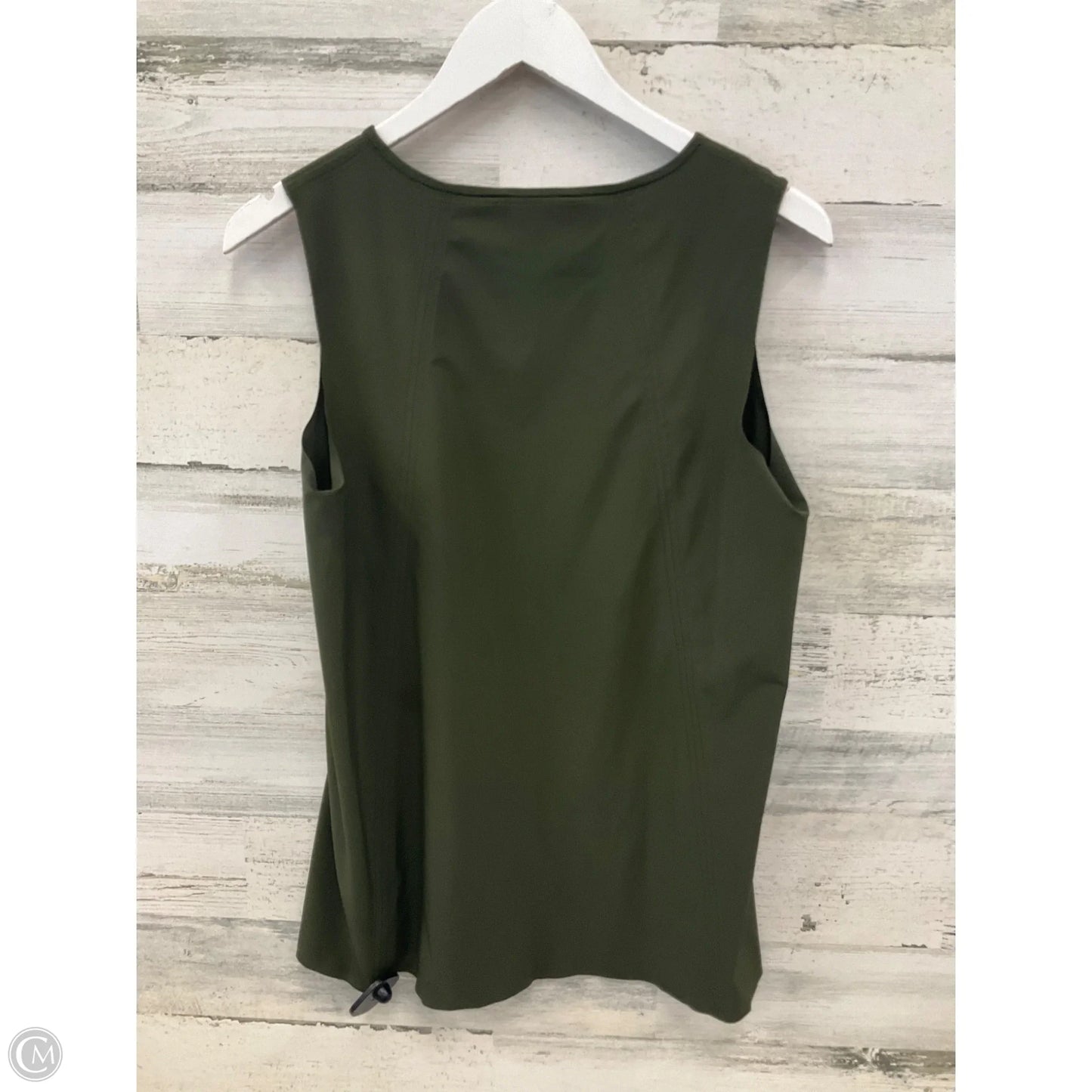 Athletic Top Short Sleeve By Athleta In Green, Size: S