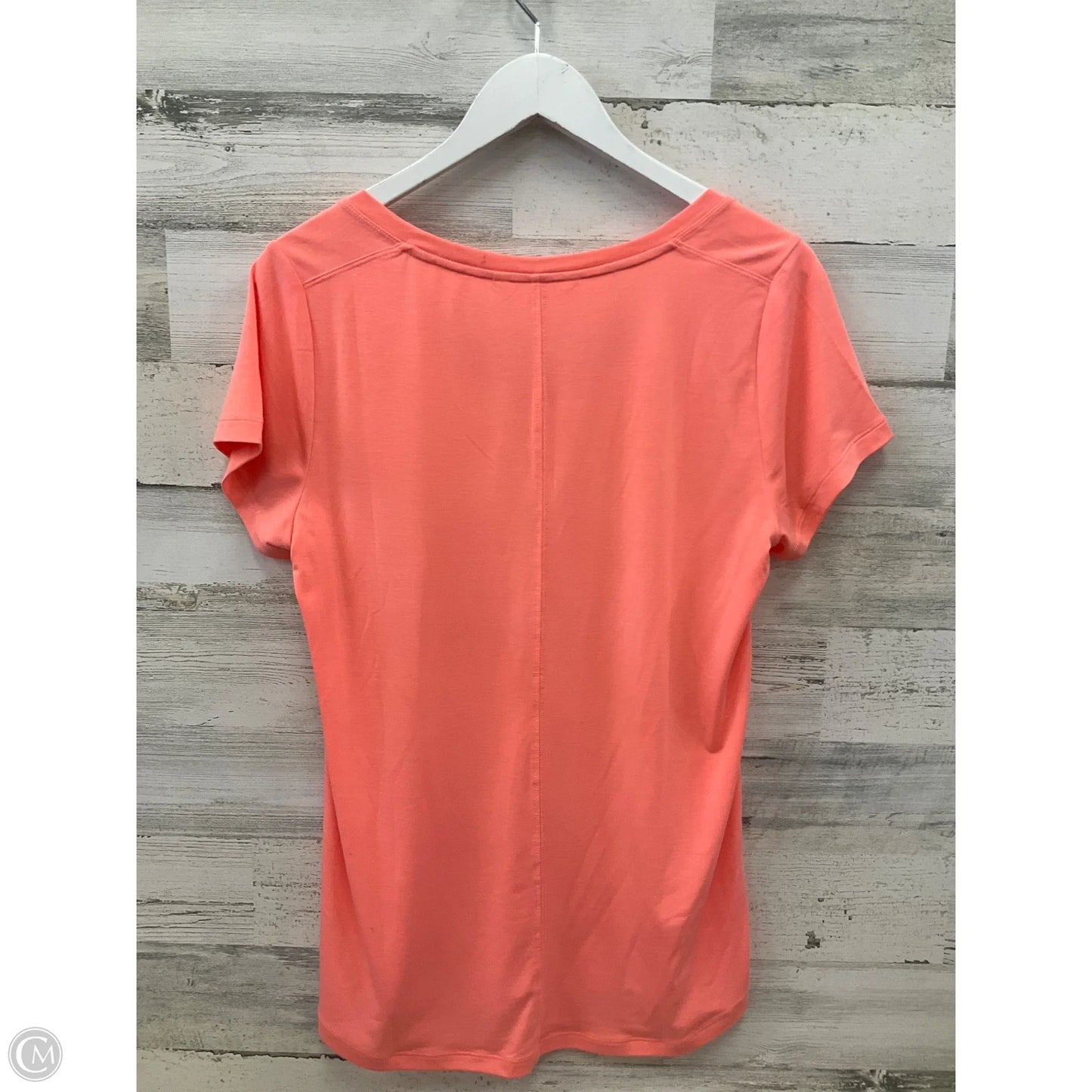 Athletic Top Short Sleeve By Athleta In Orange, Size: S