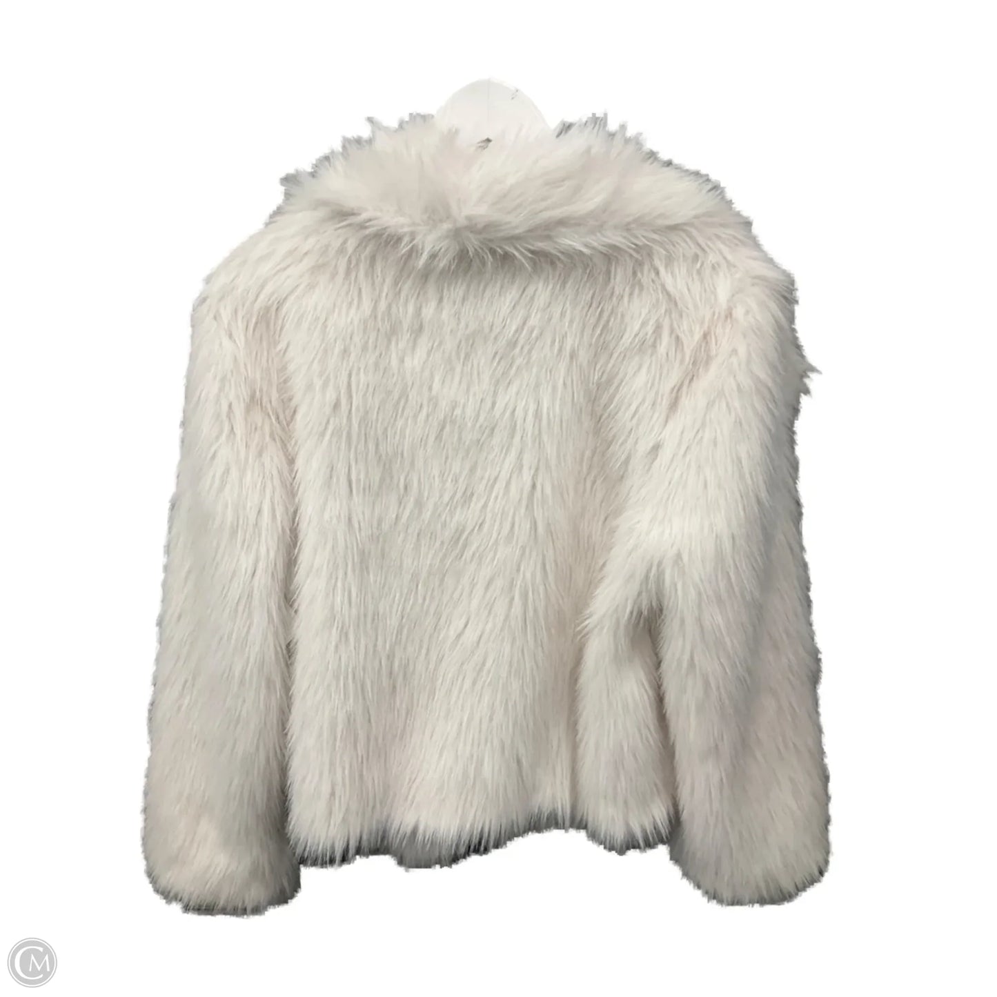 Jacket Faux Fur & Sherpa By Marc New York In White, Size: L