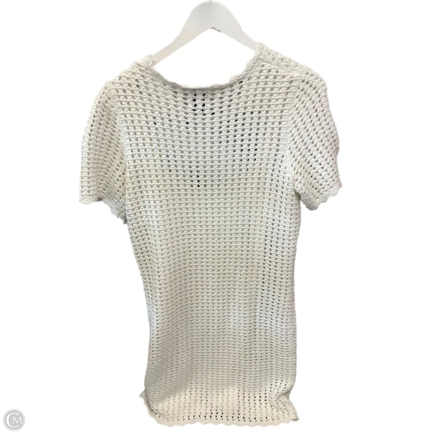 Dress Sweater By Gap In White, Size: M