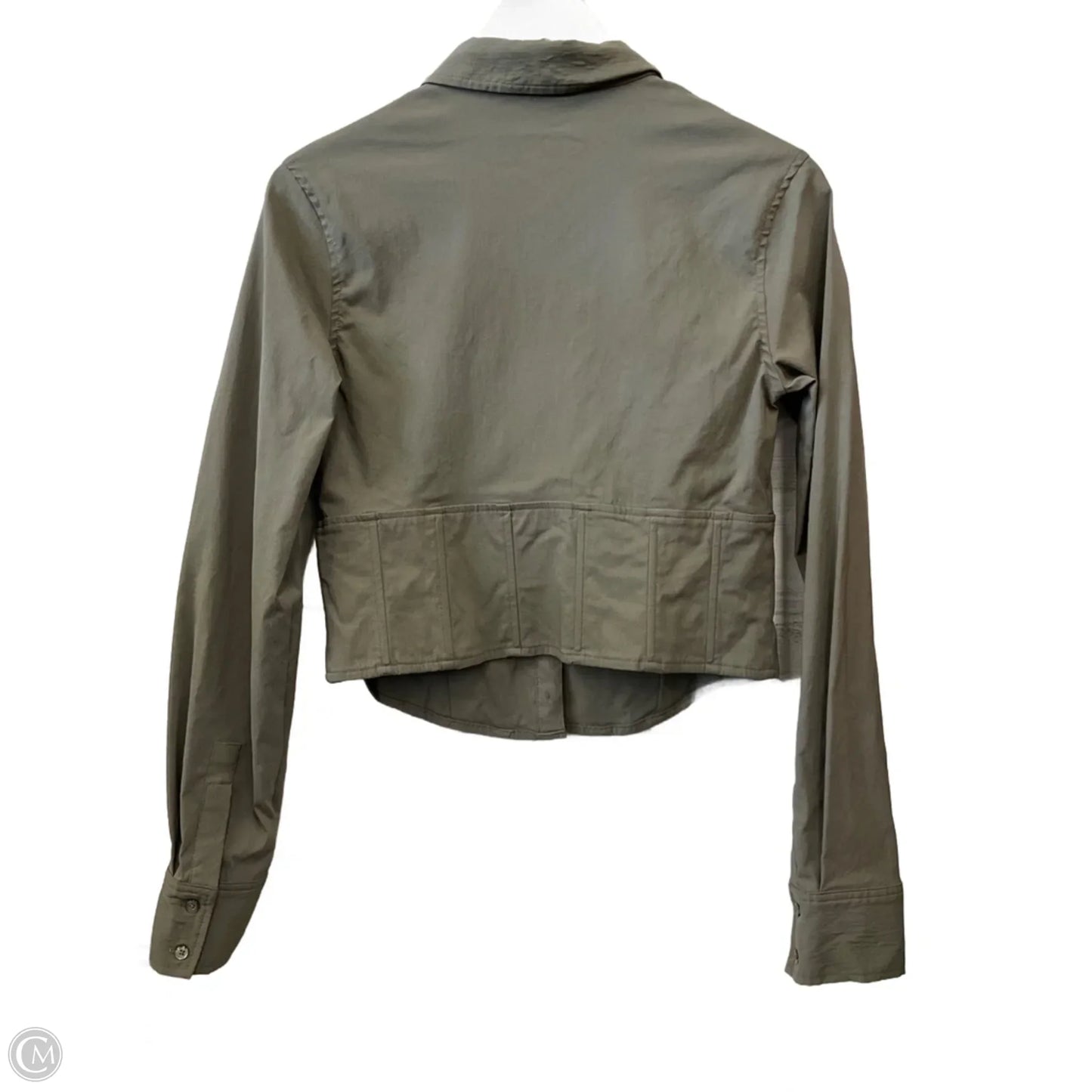 Top Long Sleeve By Express In Green, Size: S