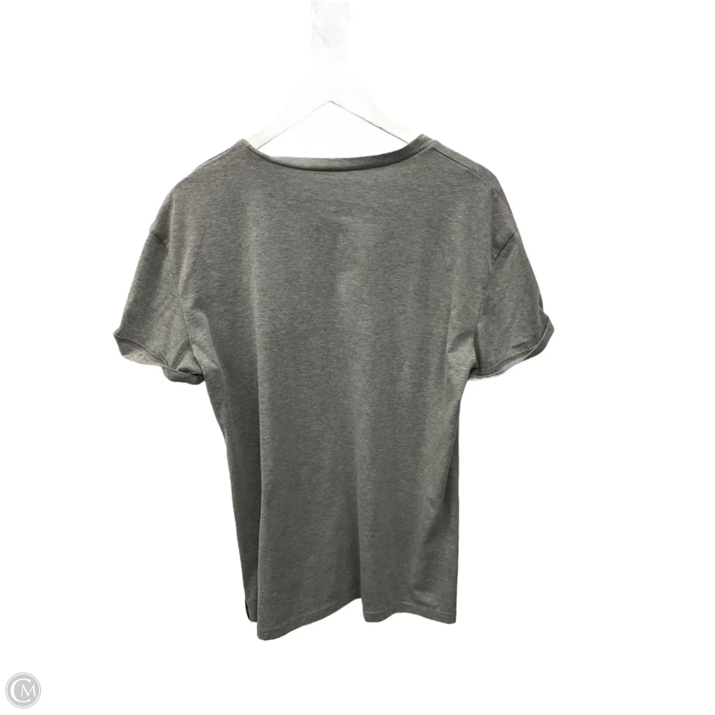 Top Short Sleeve By Clothes Mentor In Grey, Size: Xl