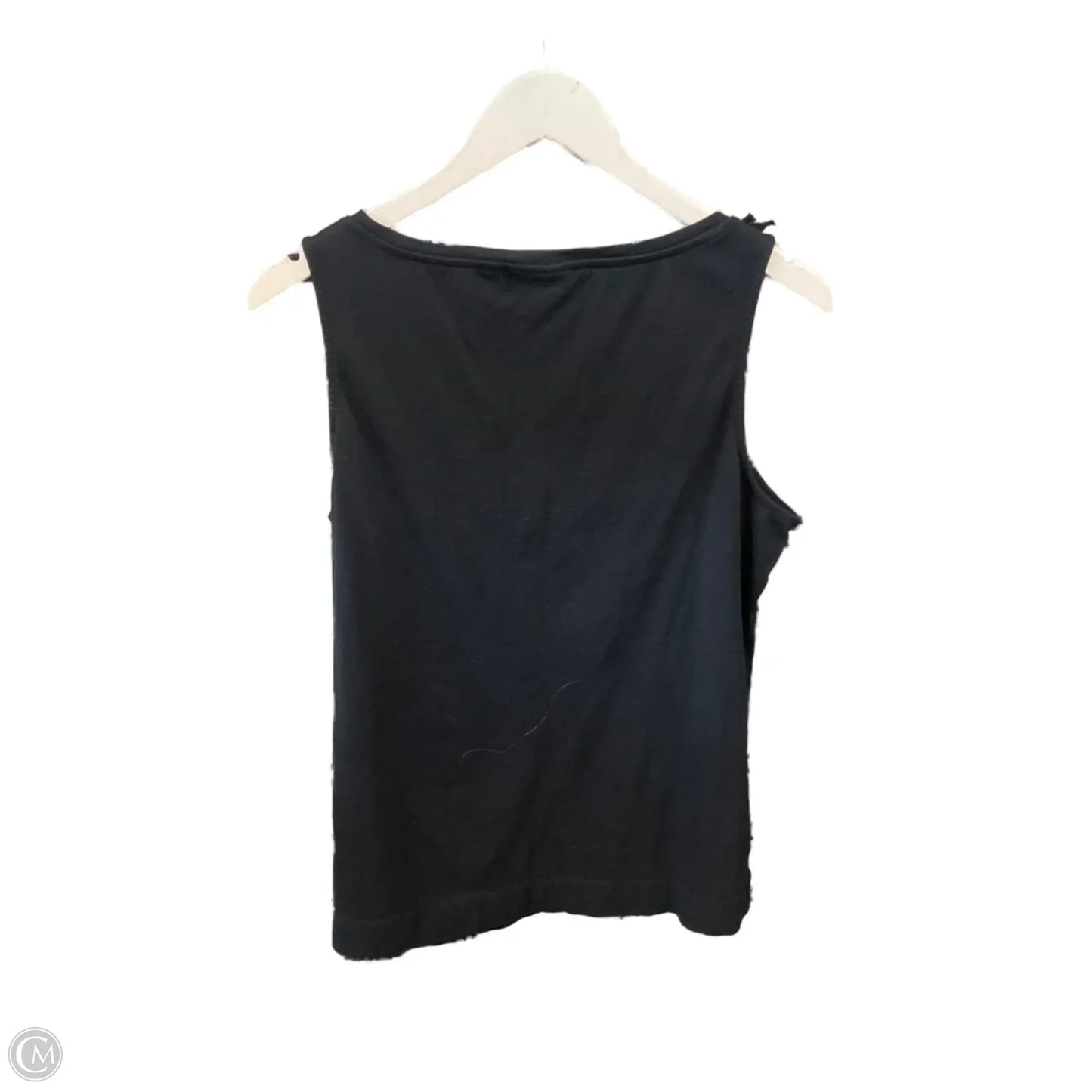 Top Sleeveless By Chicos In Black, Size: L