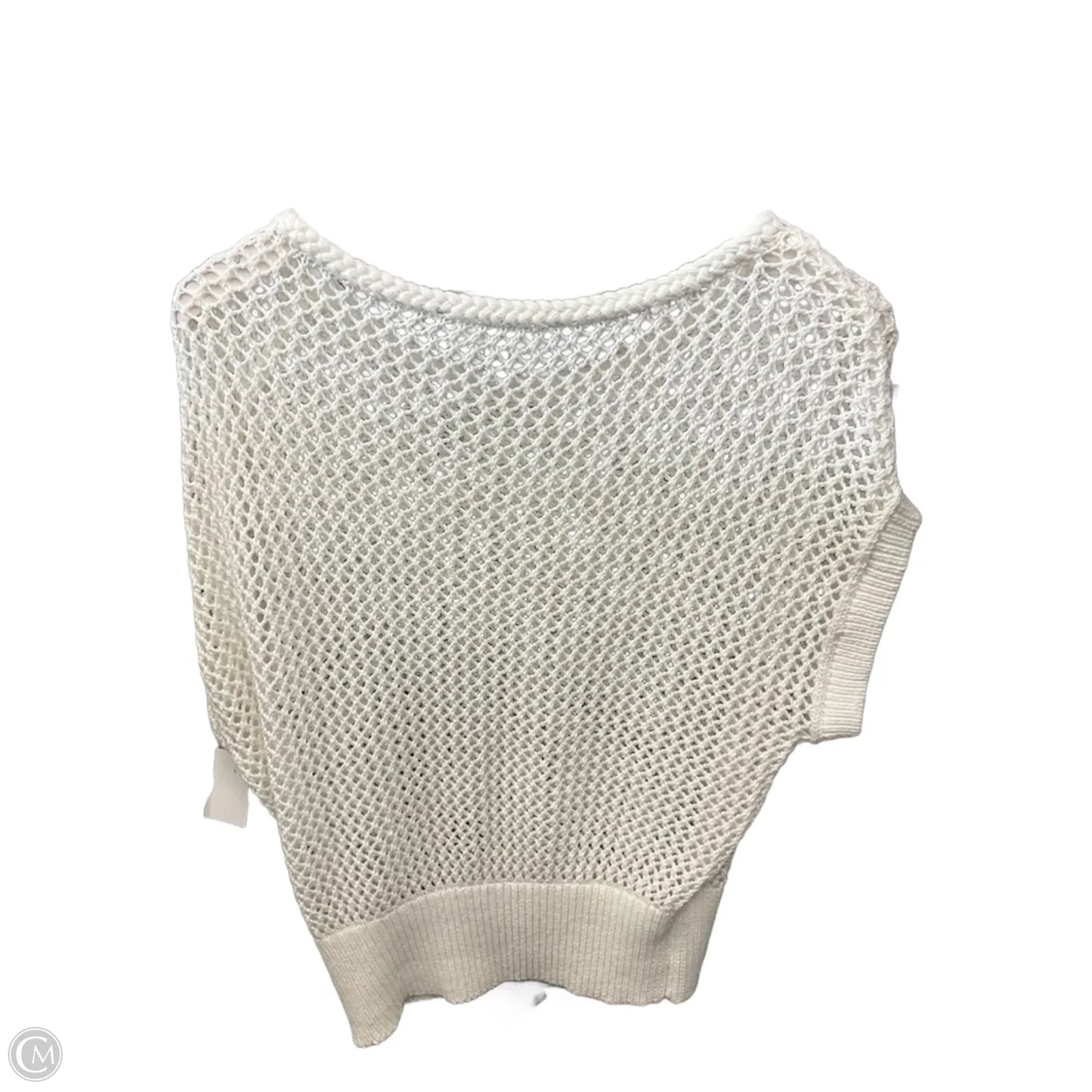 Sweater Short Sleeve By White House Black Market In White, Size: M