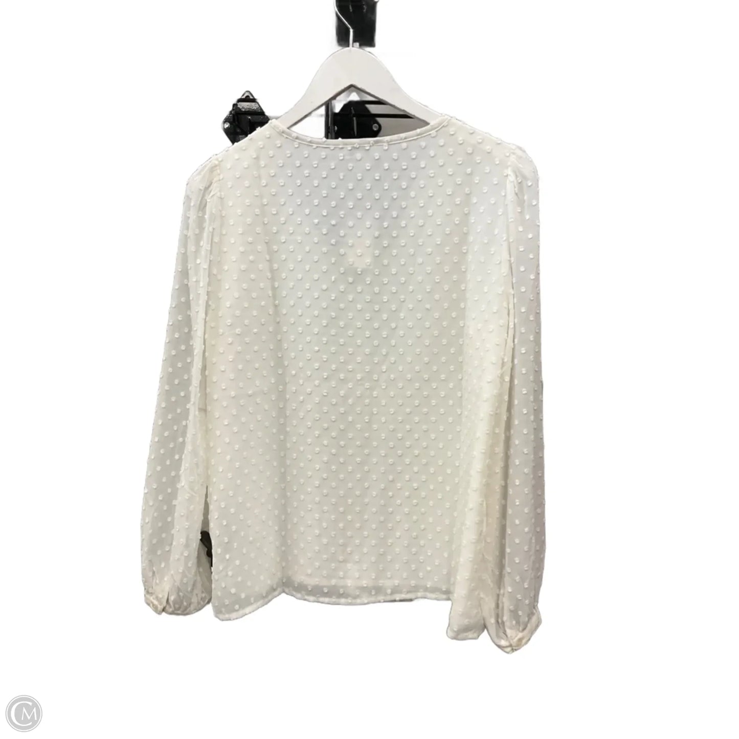 Top Long Sleeve By J. Crew In Cream, Size: S