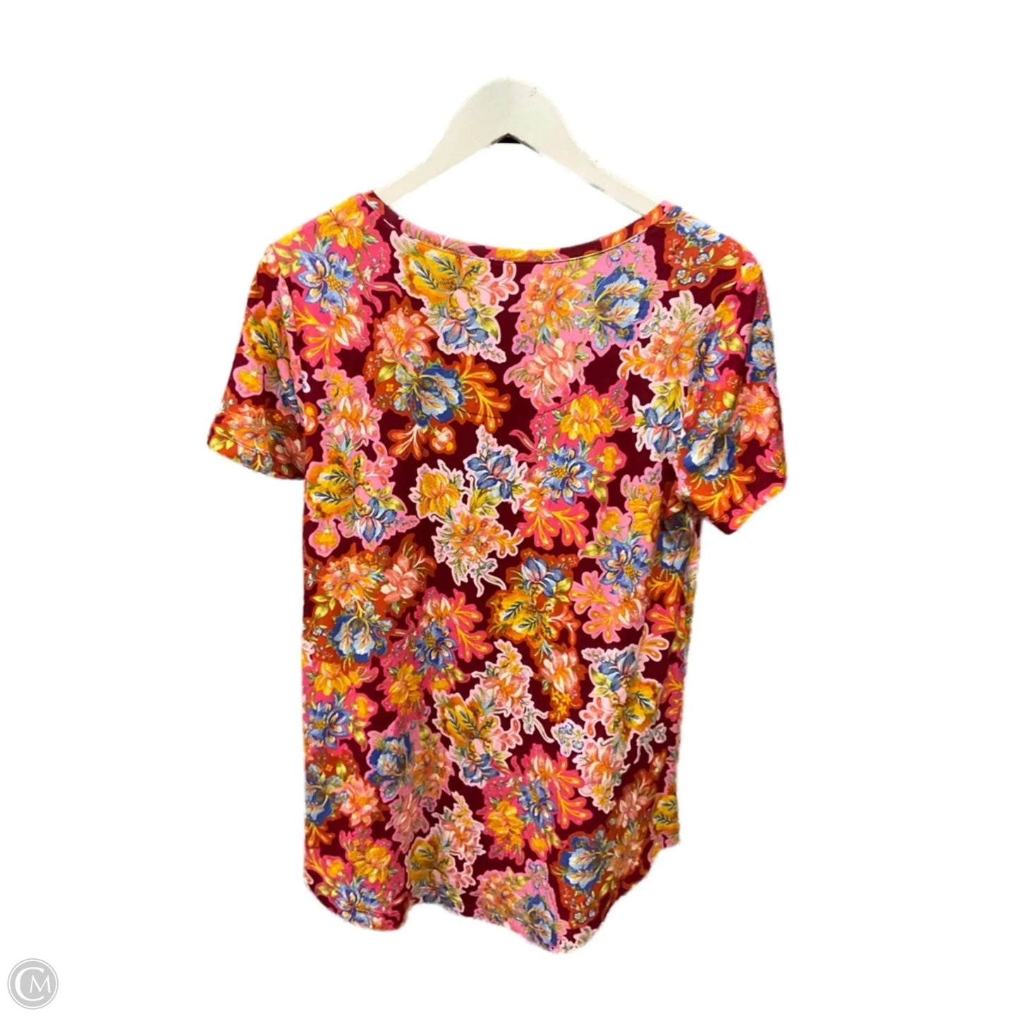 Top Short Sleeve By Jm Collections In Multi-colored, Size: S