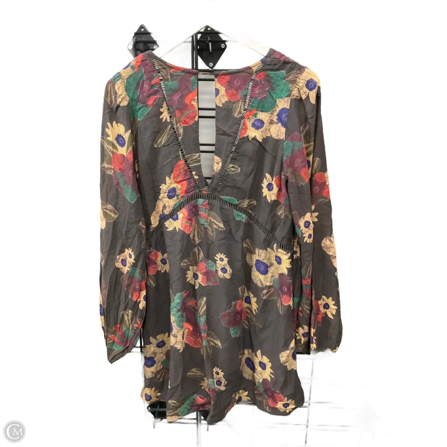 Tunic Long Sleeve By Free People In Multi-colored, Size: M