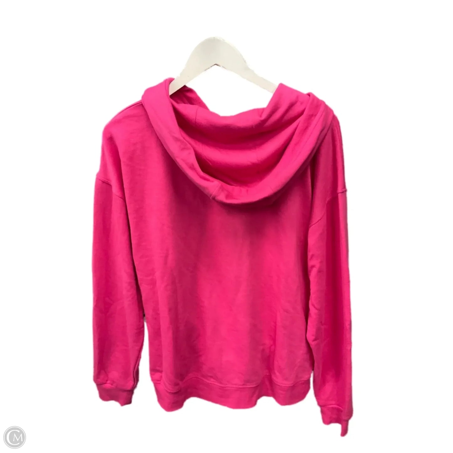 Sweatshirt Hoodie By Tommy Hilfiger In Pink, Size: L