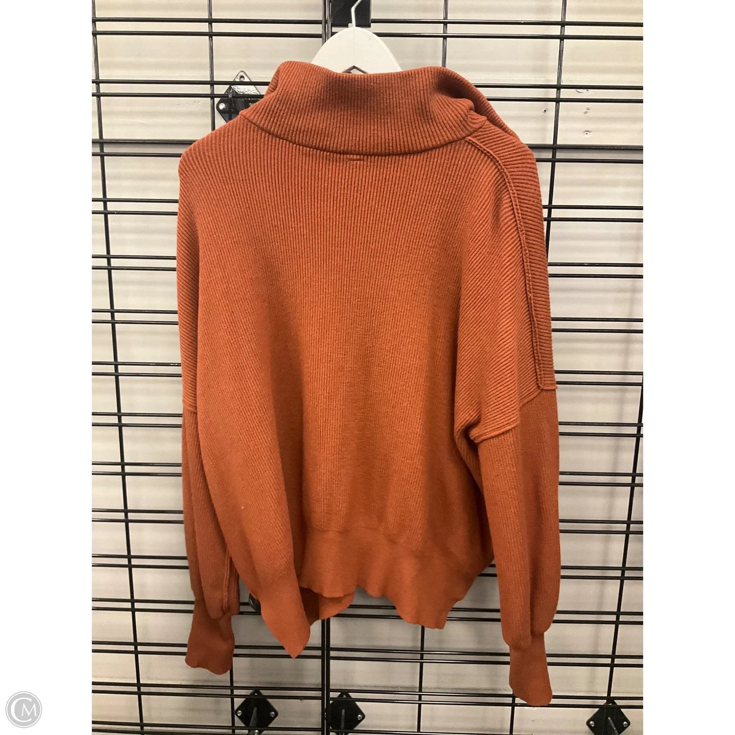 Sweater By Clothes Mentor In Orange, Size: Xl