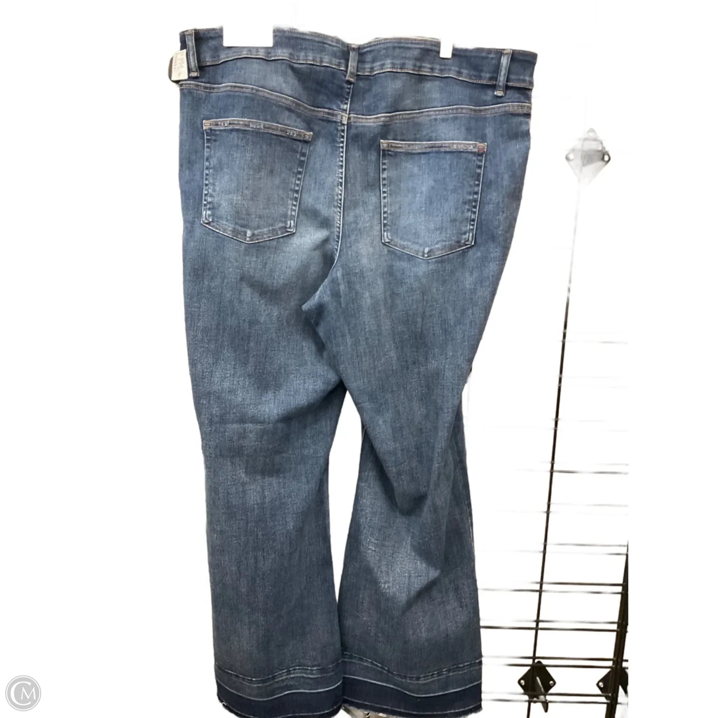 Jeans Flared By Maurices In Blue Denim, Size: 24