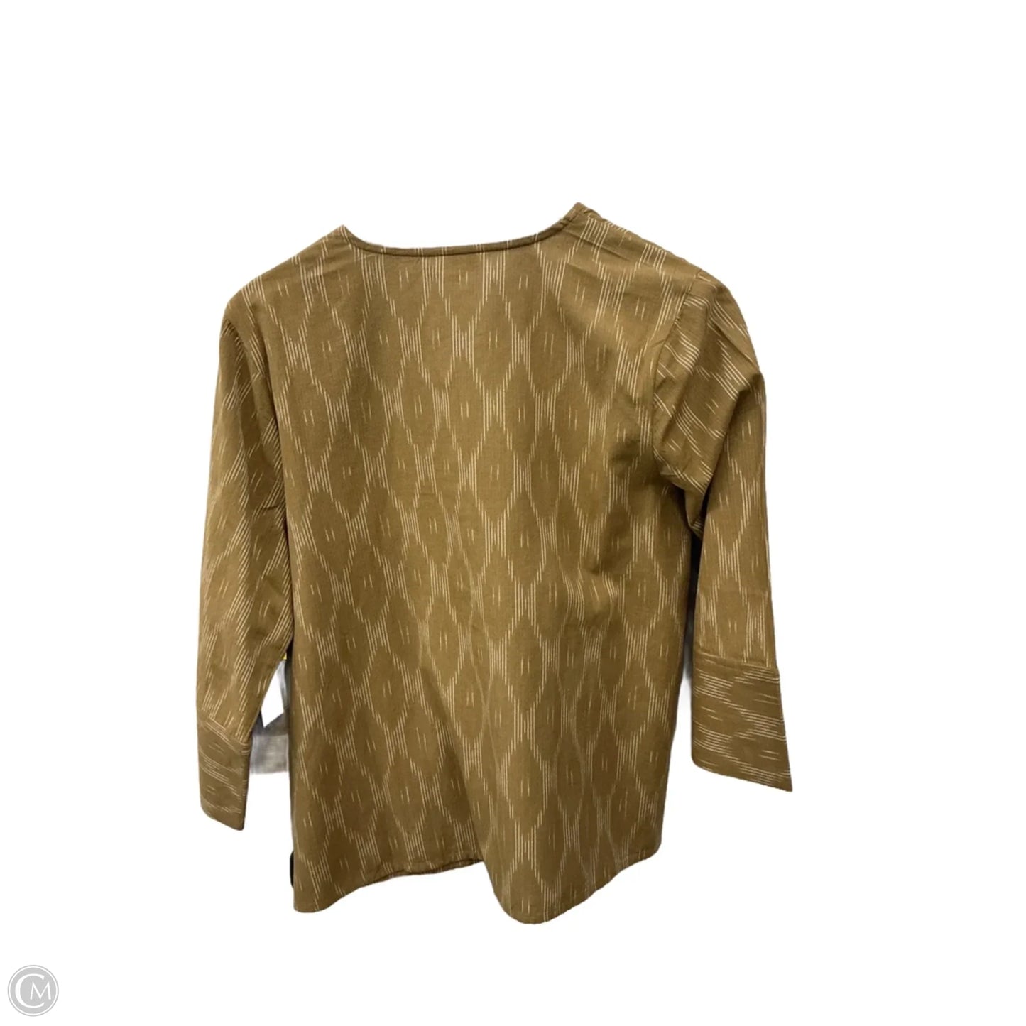 Top 3/4 Sleeve By Pure Jill In Tan, Size: Mp