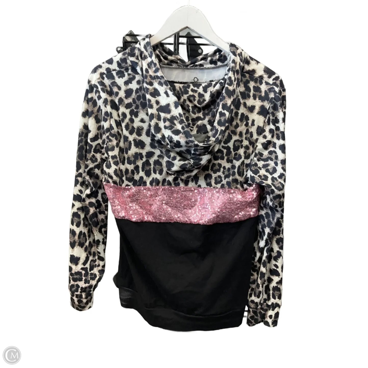 Top Long Sleeve By Clothes Mentor In Black & Pink, Size: S