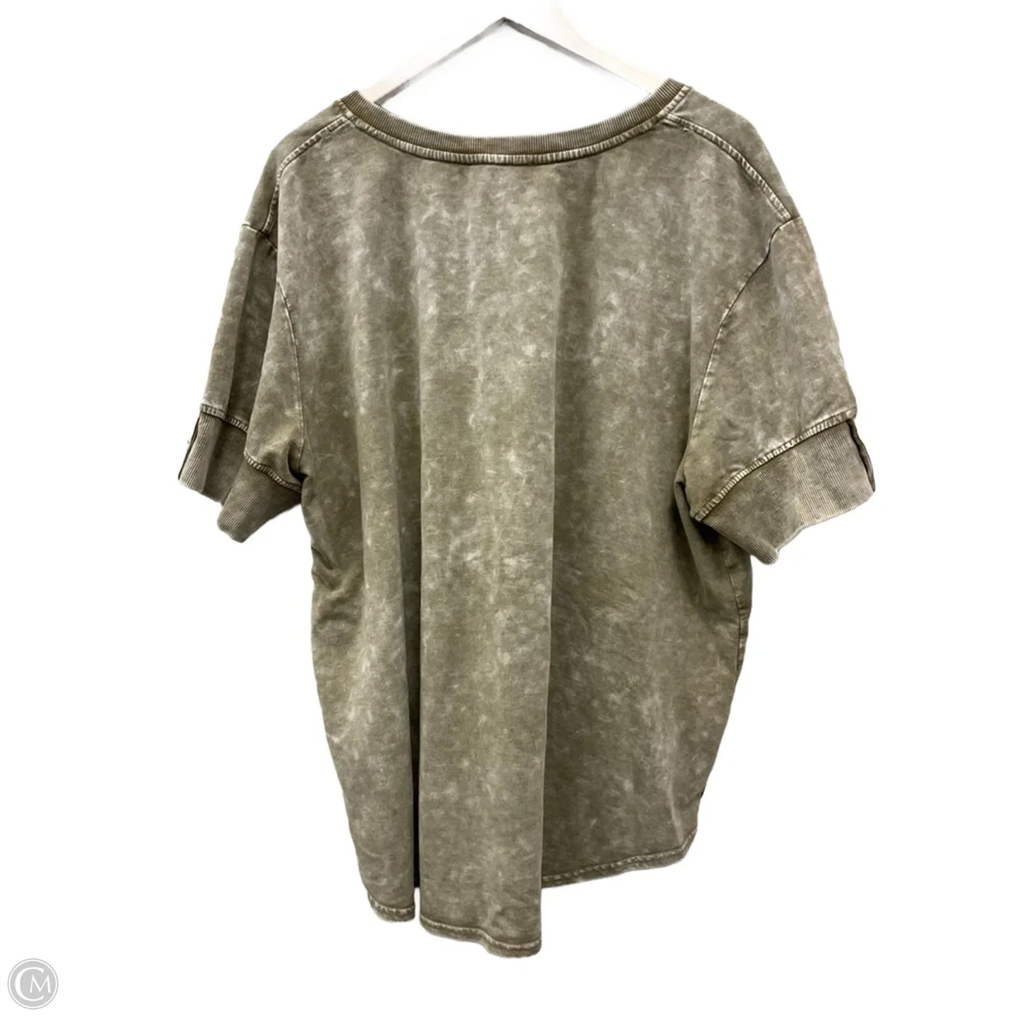 Top Short Sleeve By Jane And Delancey In Green, Size: 3x